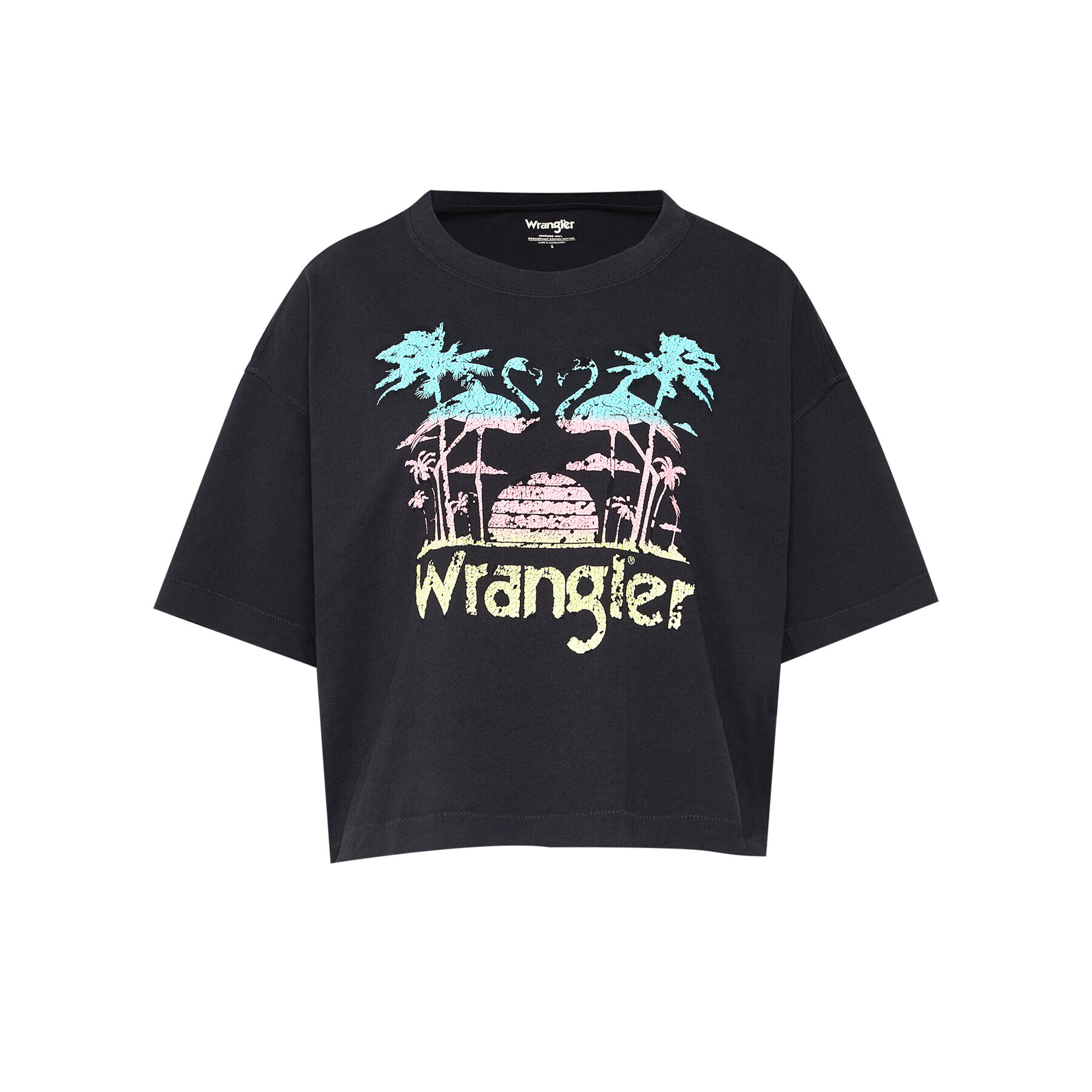 Wrangler Тишърт Boxy W7S2GFXV6 Сив Relaxed Fit - Pepit.bg