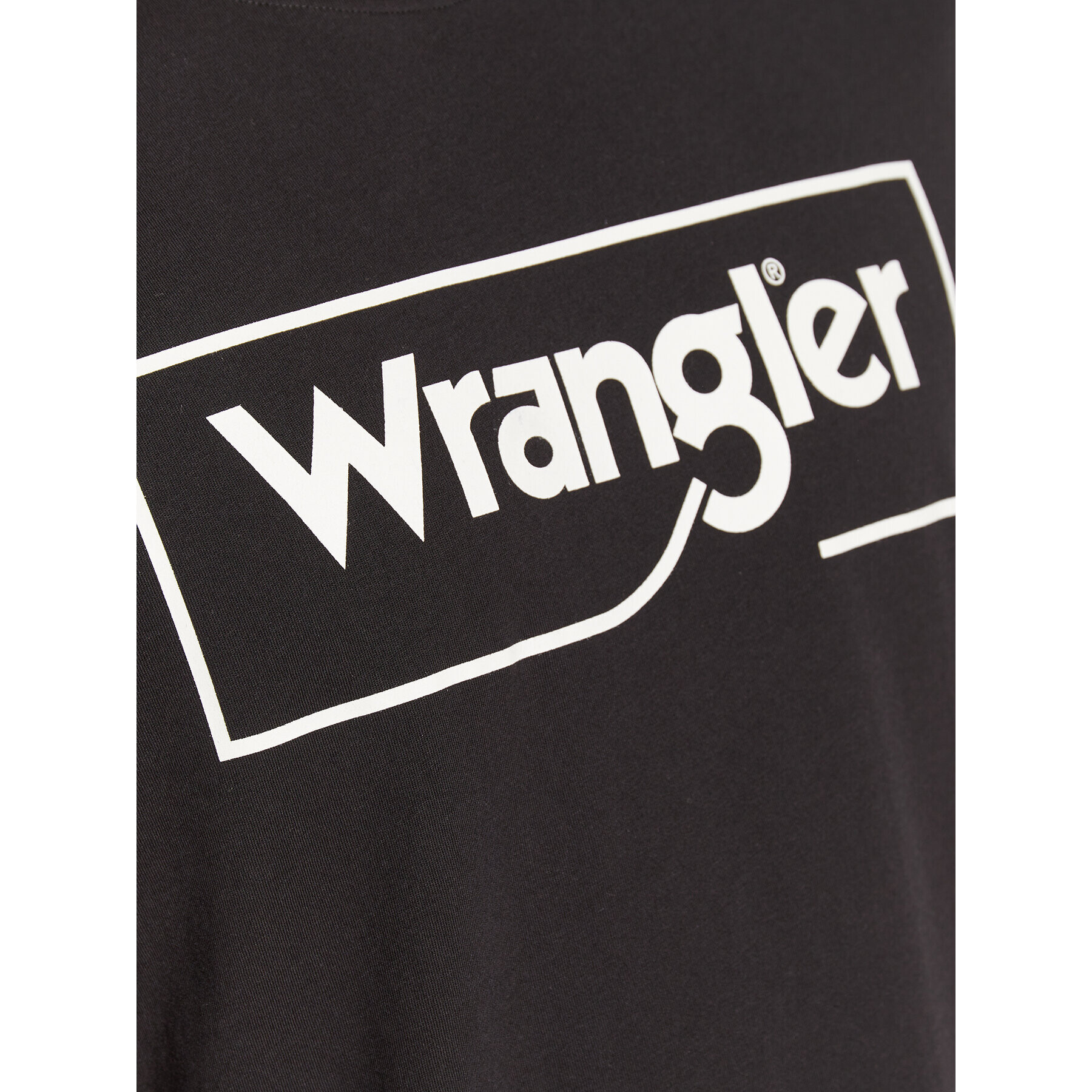 Wrangler Тишърт Frame Logo W70JD3100 112319290 Черен Regular Fit - Pepit.bg