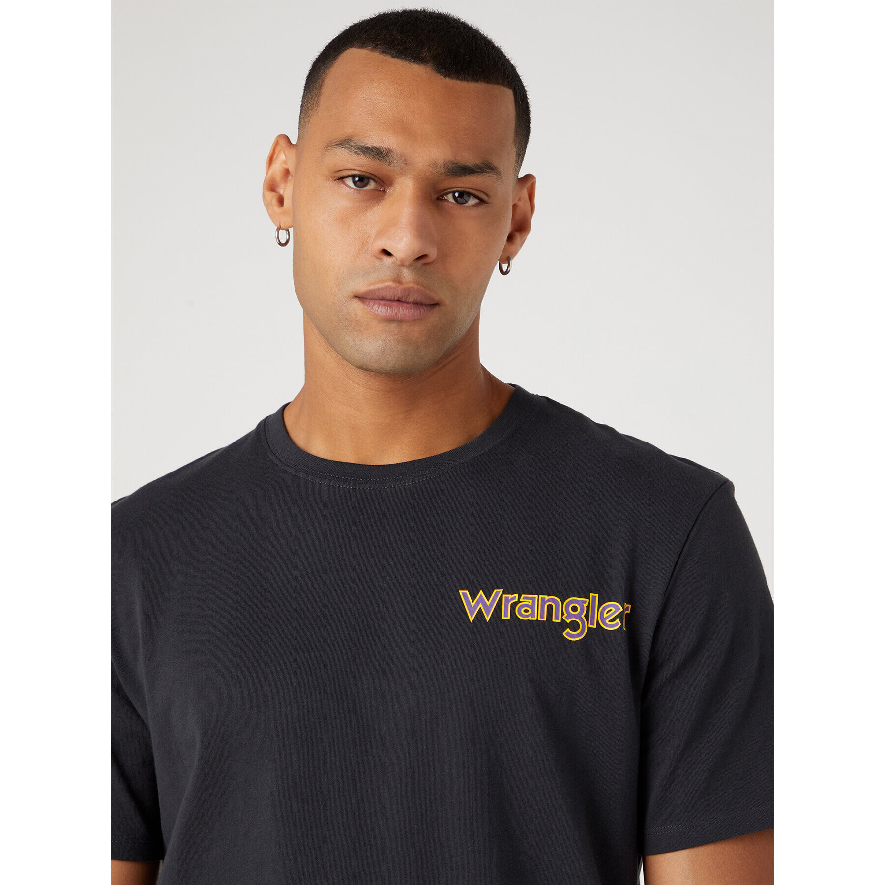 Wrangler Тишърт Graphic W751EEXV6 112331889 Черен Regular Fit - Pepit.bg