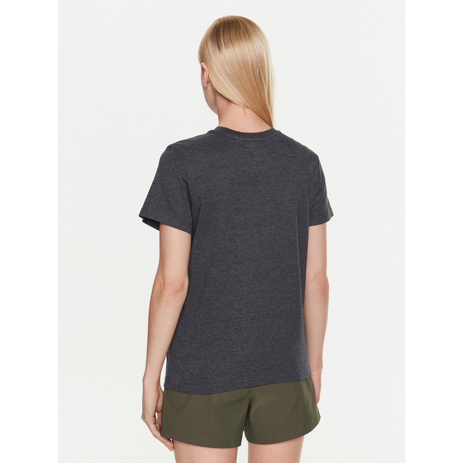 Wrangler Тишърт Logo Tee WC5FGEB00 112326375 Сив Regular Fit - Pepit.bg