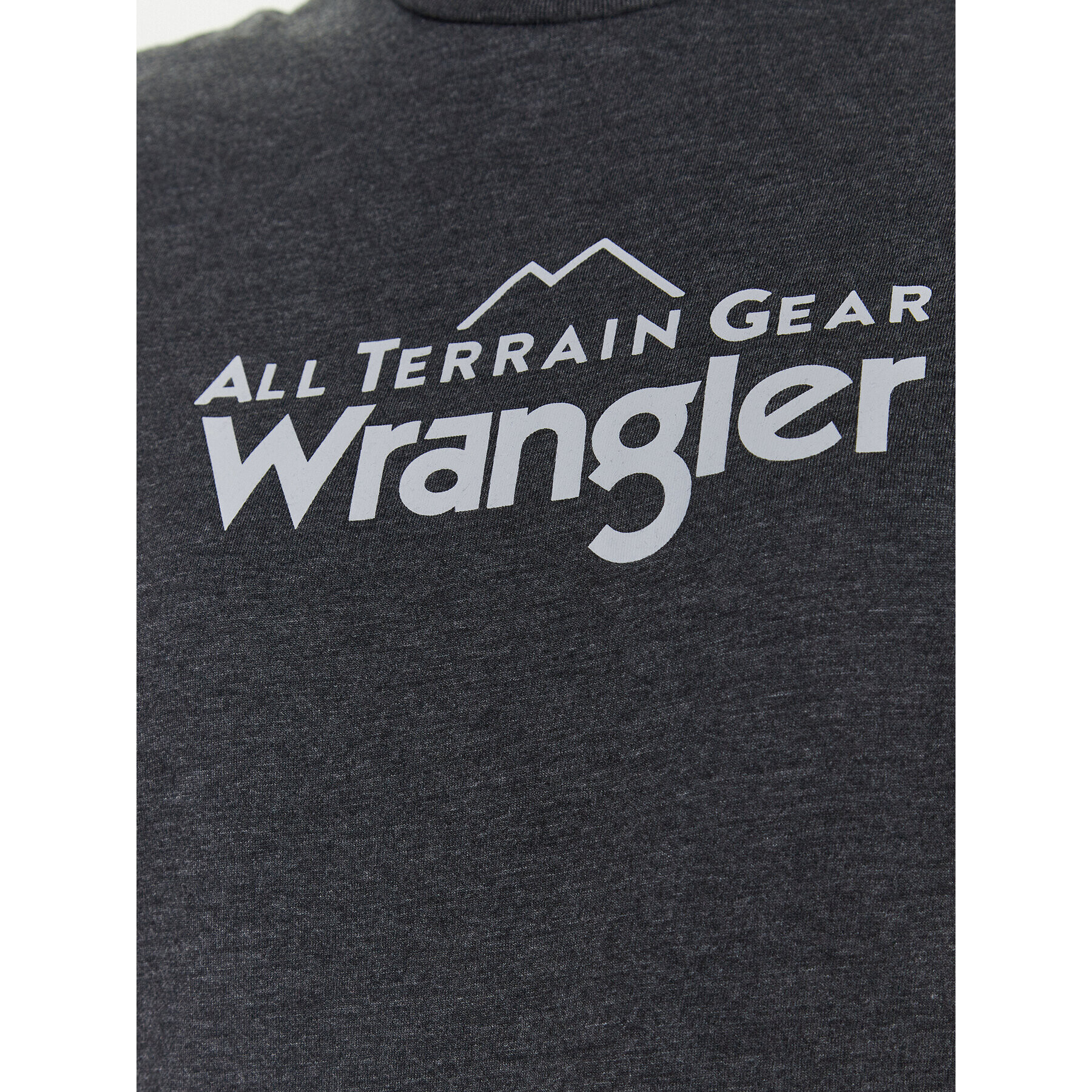 Wrangler Тишърт Logo Tee WC5FGEB00 112326375 Сив Regular Fit - Pepit.bg