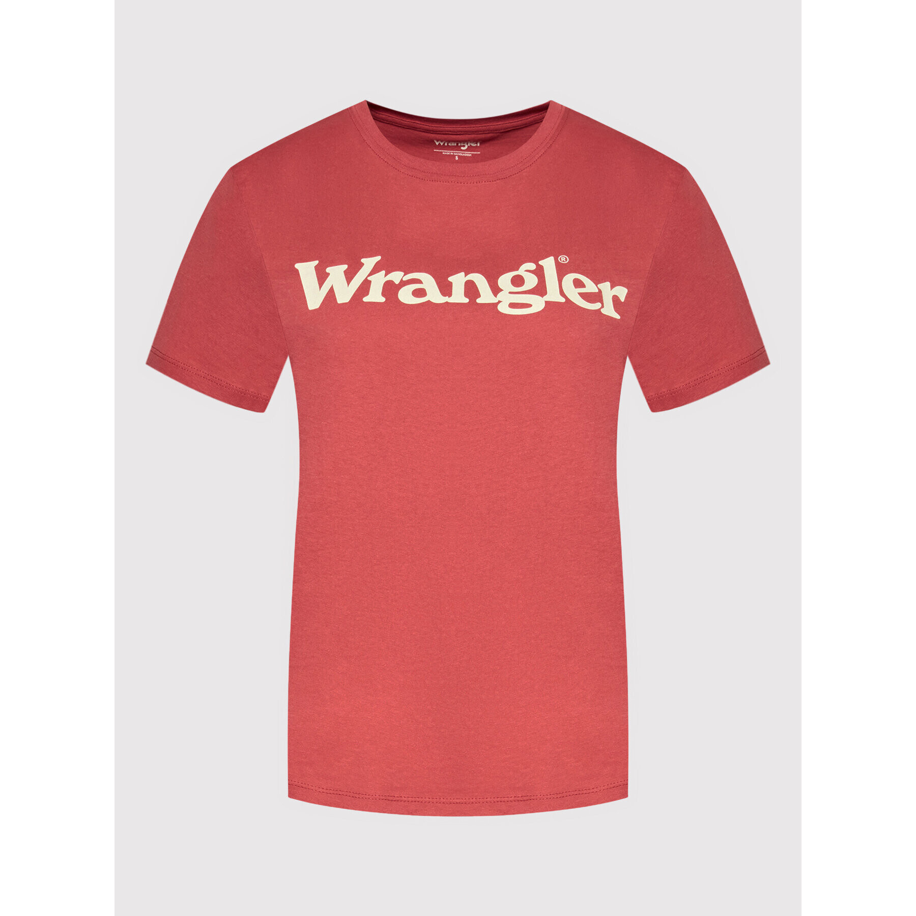 Wrangler Тишърт W7N4GHXGH Червен Regular Fit - Pepit.bg