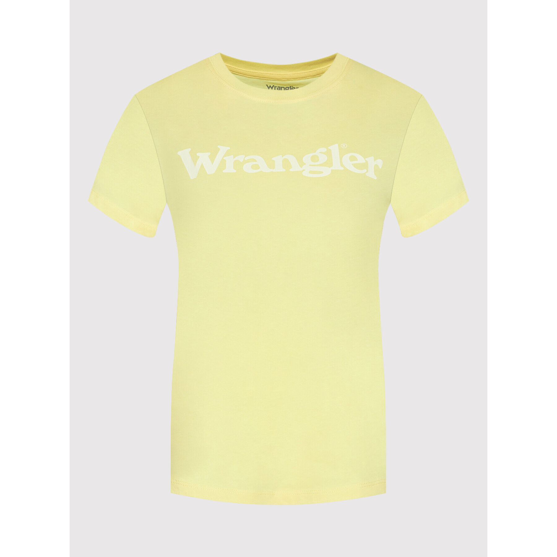 Wrangler Тишърт W7N4GHY19 Жълт Regular Fit - Pepit.bg