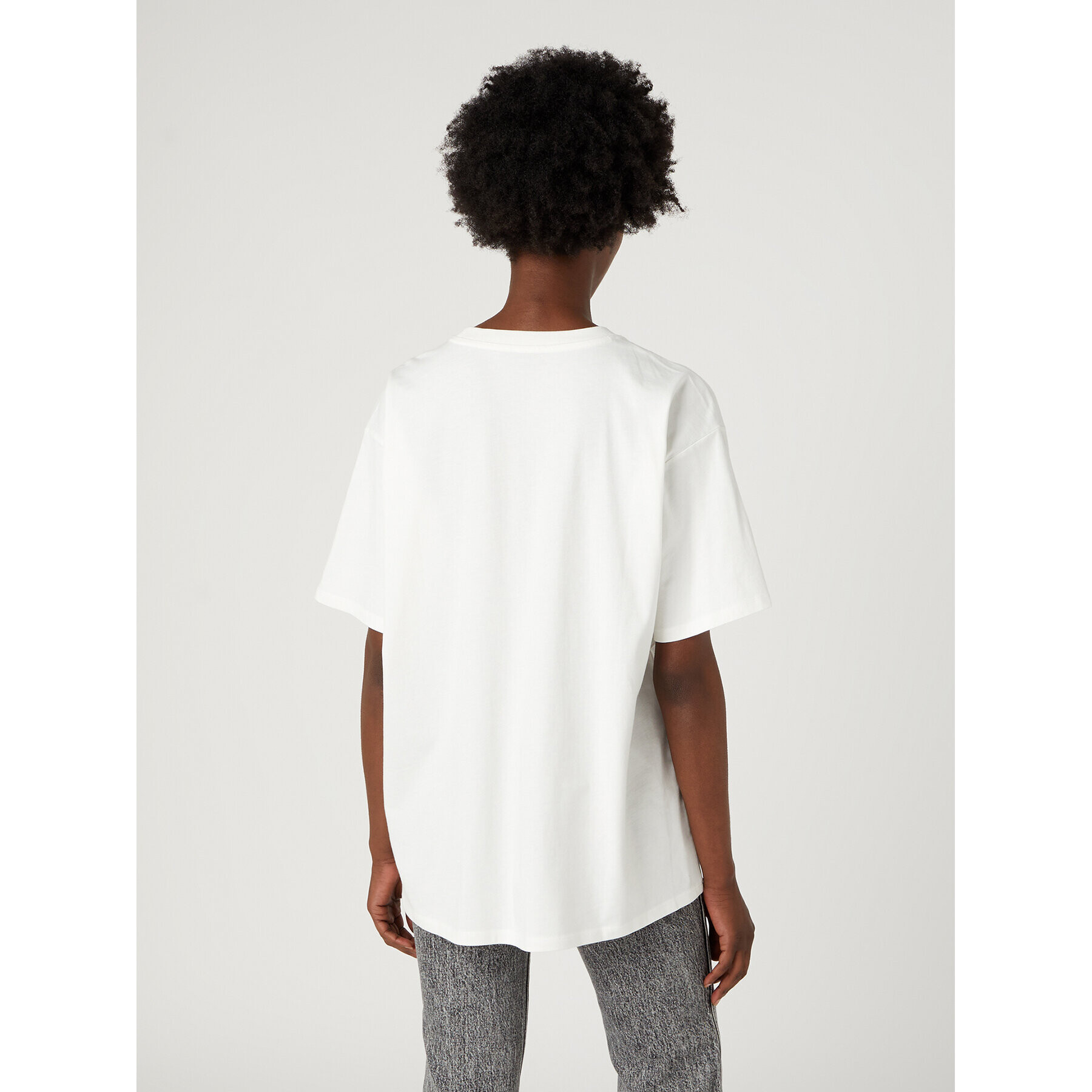 Wrangler Тишърт W7R3EEW04 112332024 Бял Oversize - Pepit.bg