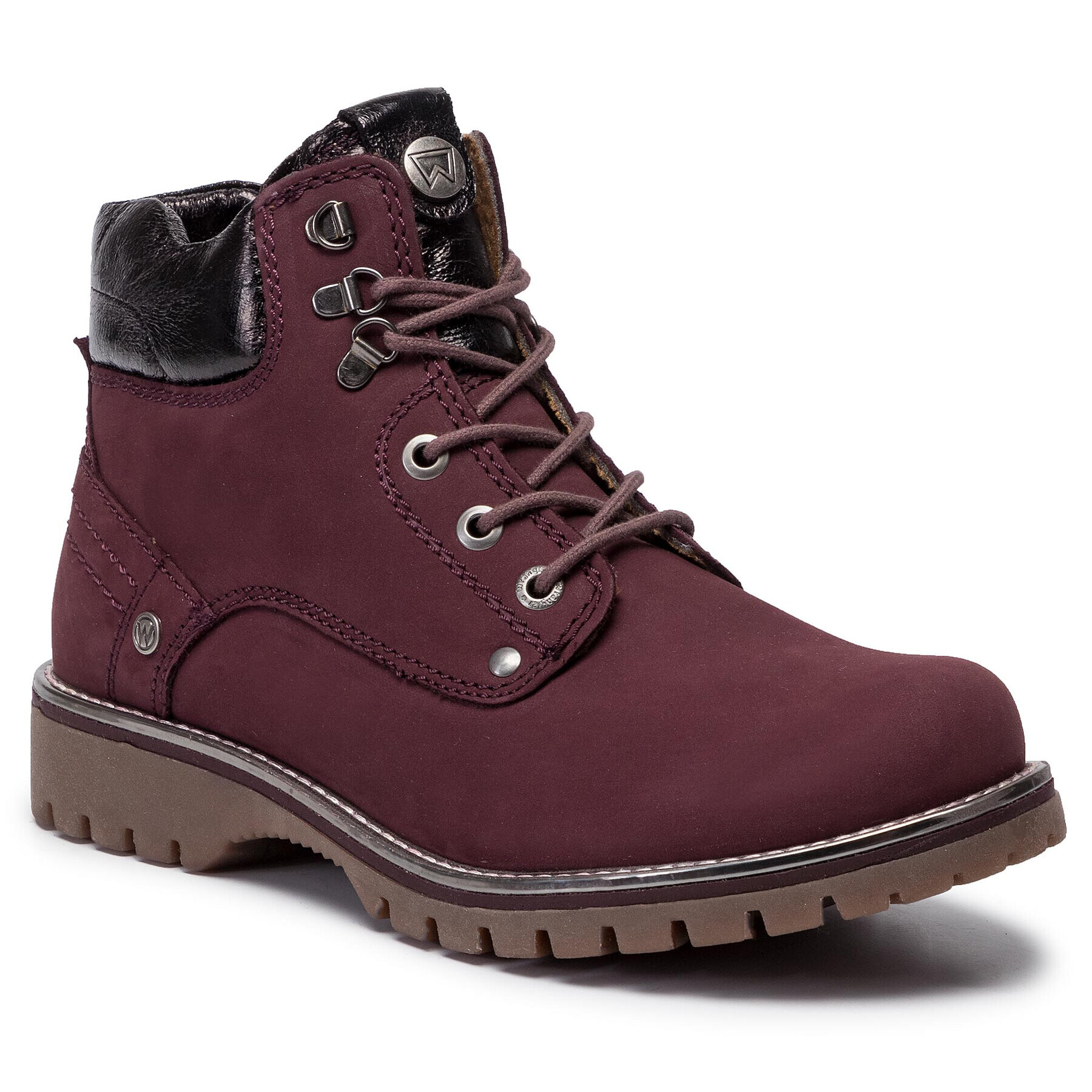 Wrangler Туристически oбувки Alaska Laminated WL92510A Бордо - Pepit.bg