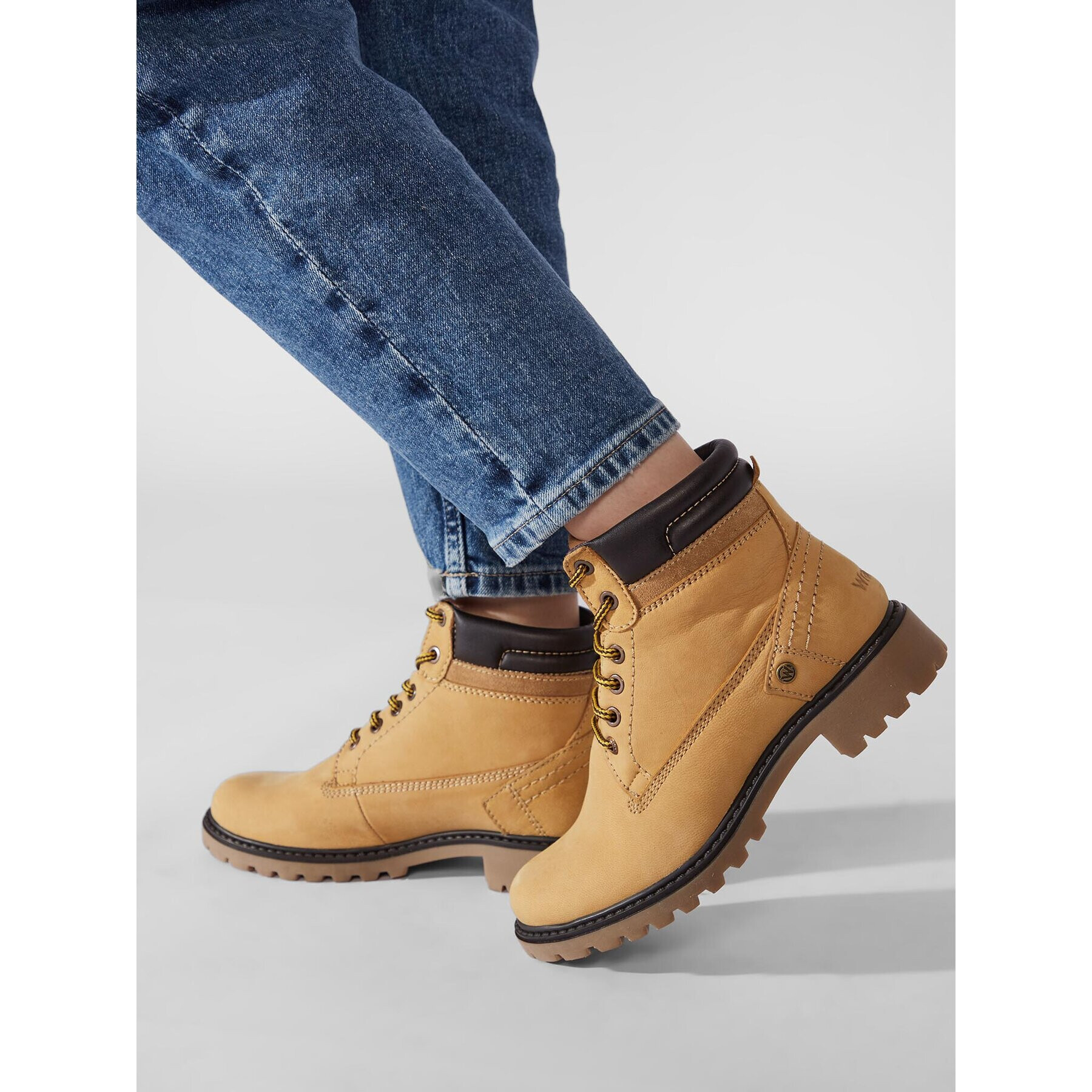 Wrangler Туристически oбувки Creek WL22540A Жълт - Pepit.bg