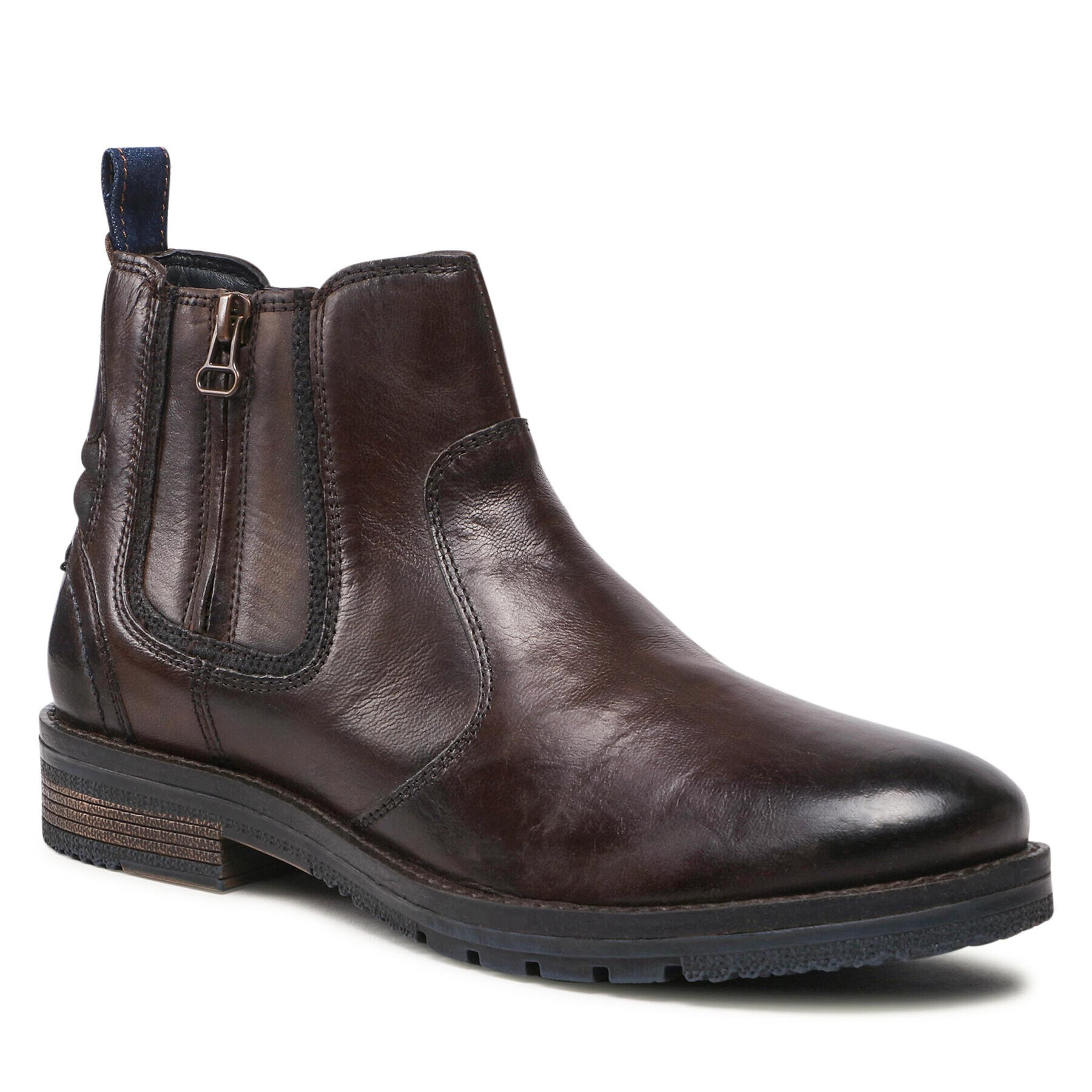 Wrangler Зимни обувки Boogie Zip WM22101A Кафяв - Pepit.bg