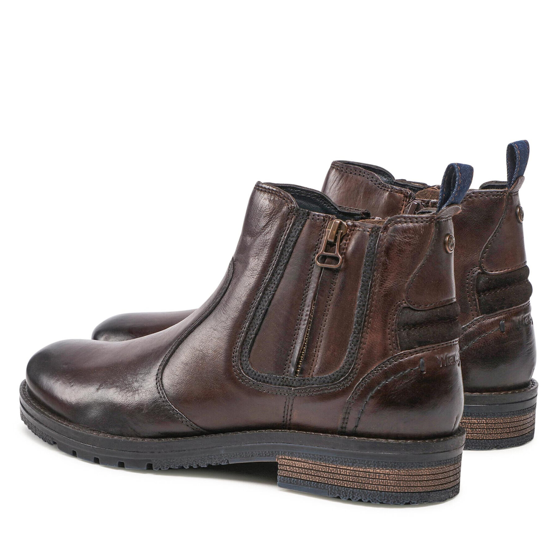 Wrangler Зимни обувки Boogie Zip WM22101A Кафяв - Pepit.bg