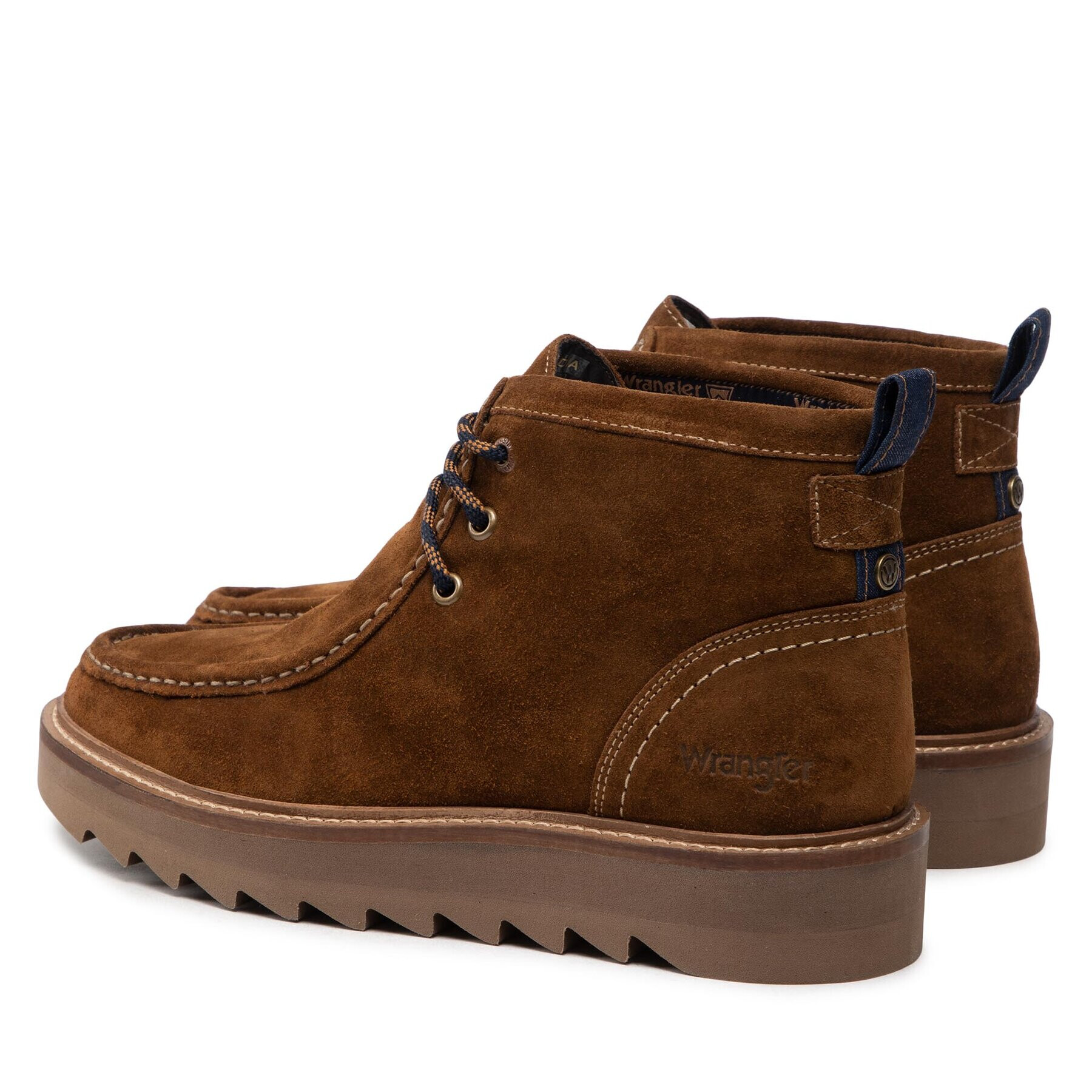 Wrangler Зимни обувки Tank Wallabee Кафяв - Pepit.bg