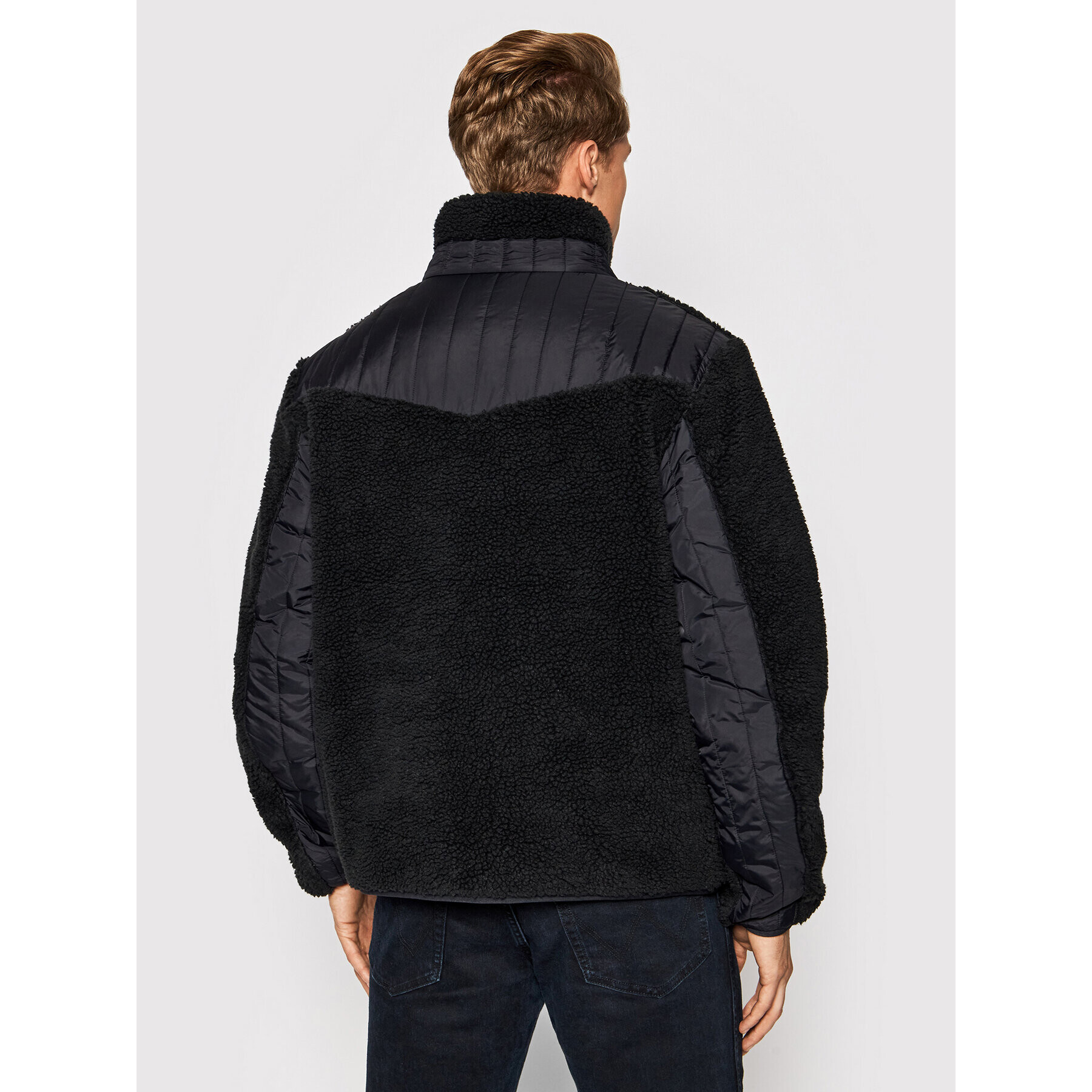 Wrangler Зимно яке Western Liner W4F4YA100 Черен Regular Fit - Pepit.bg
