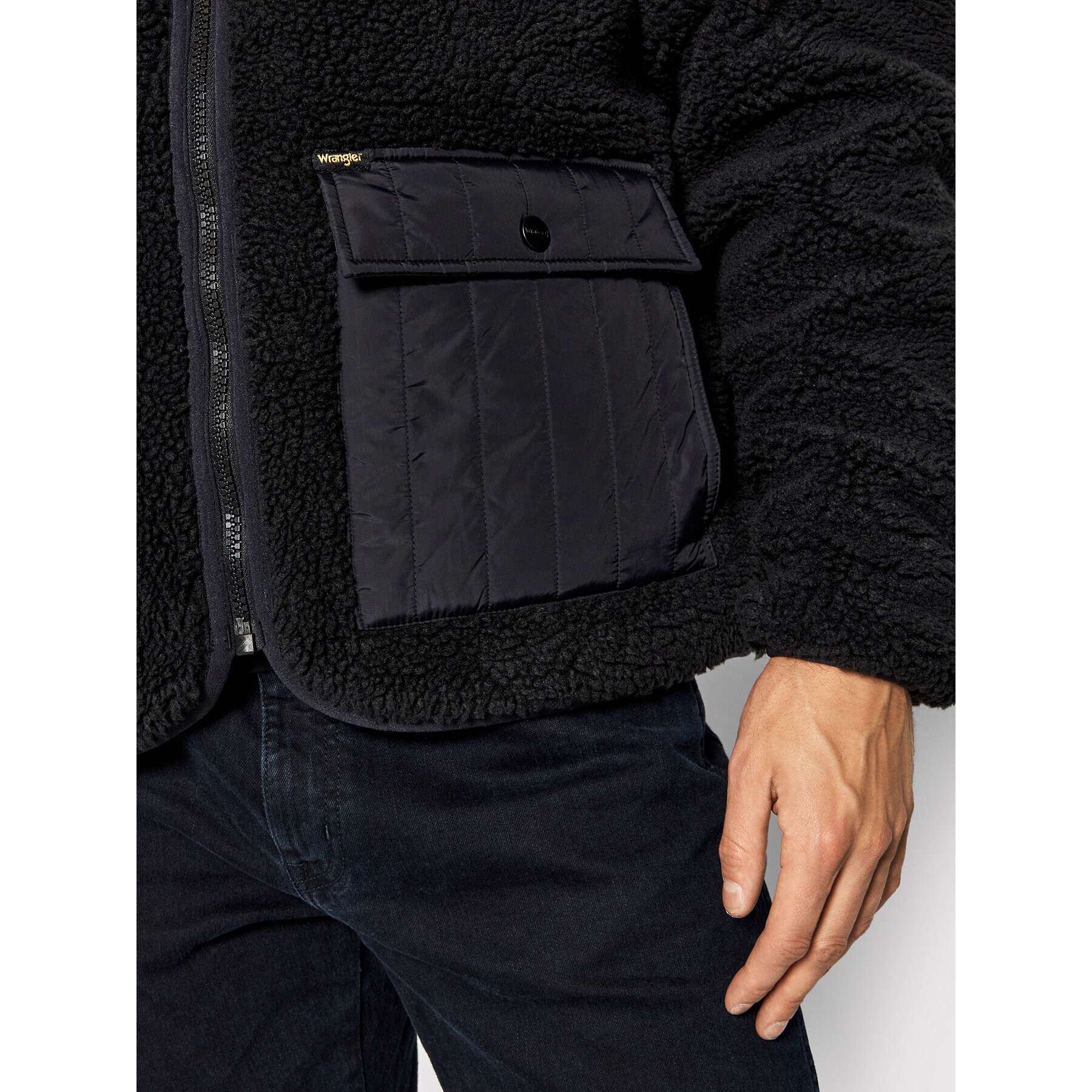 Wrangler Зимно яке Western Liner W4F4YA100 Черен Regular Fit - Pepit.bg