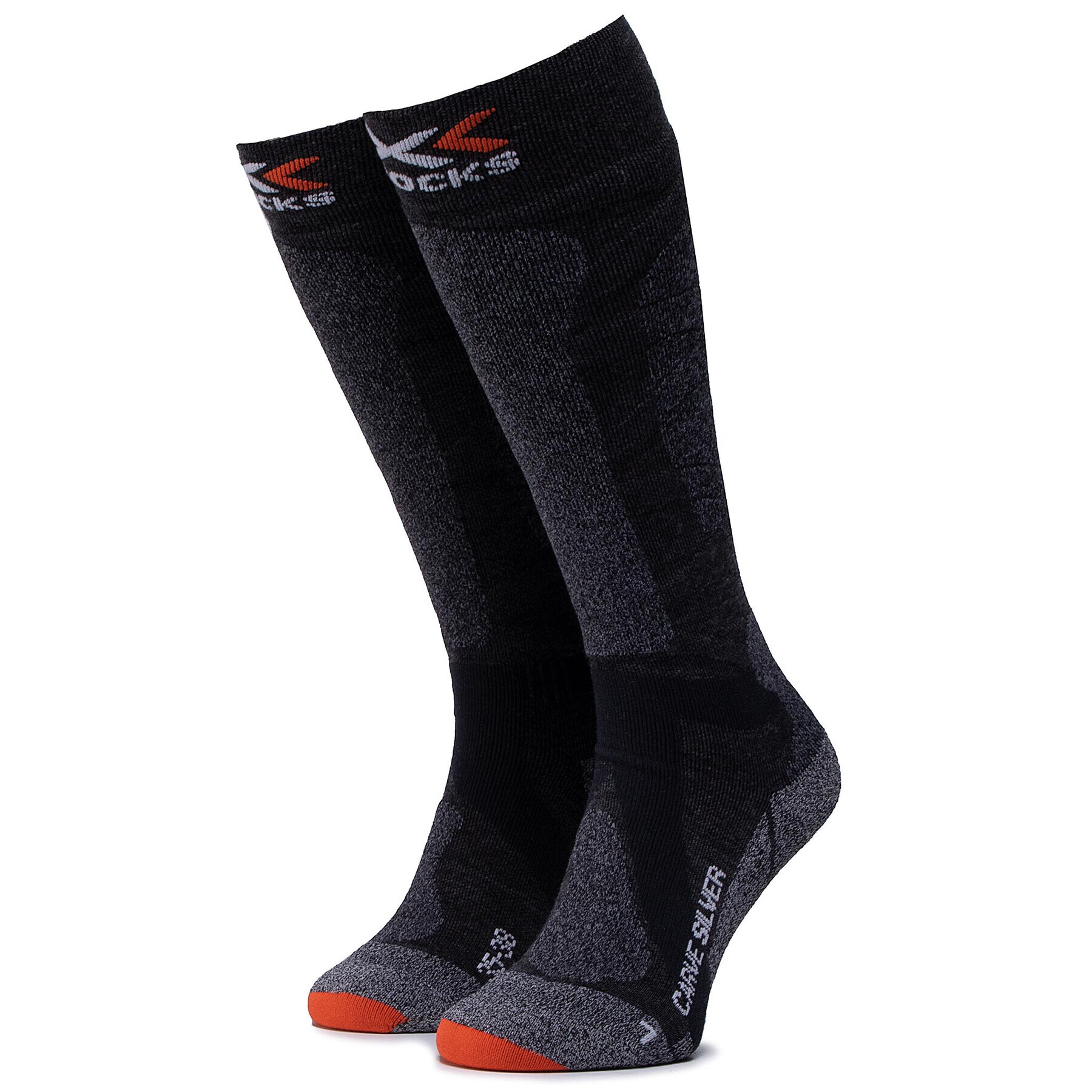 X-Socks Чорапи дълги дамски Carve Silver 4.0 XSSS47W19U Сив - Pepit.bg