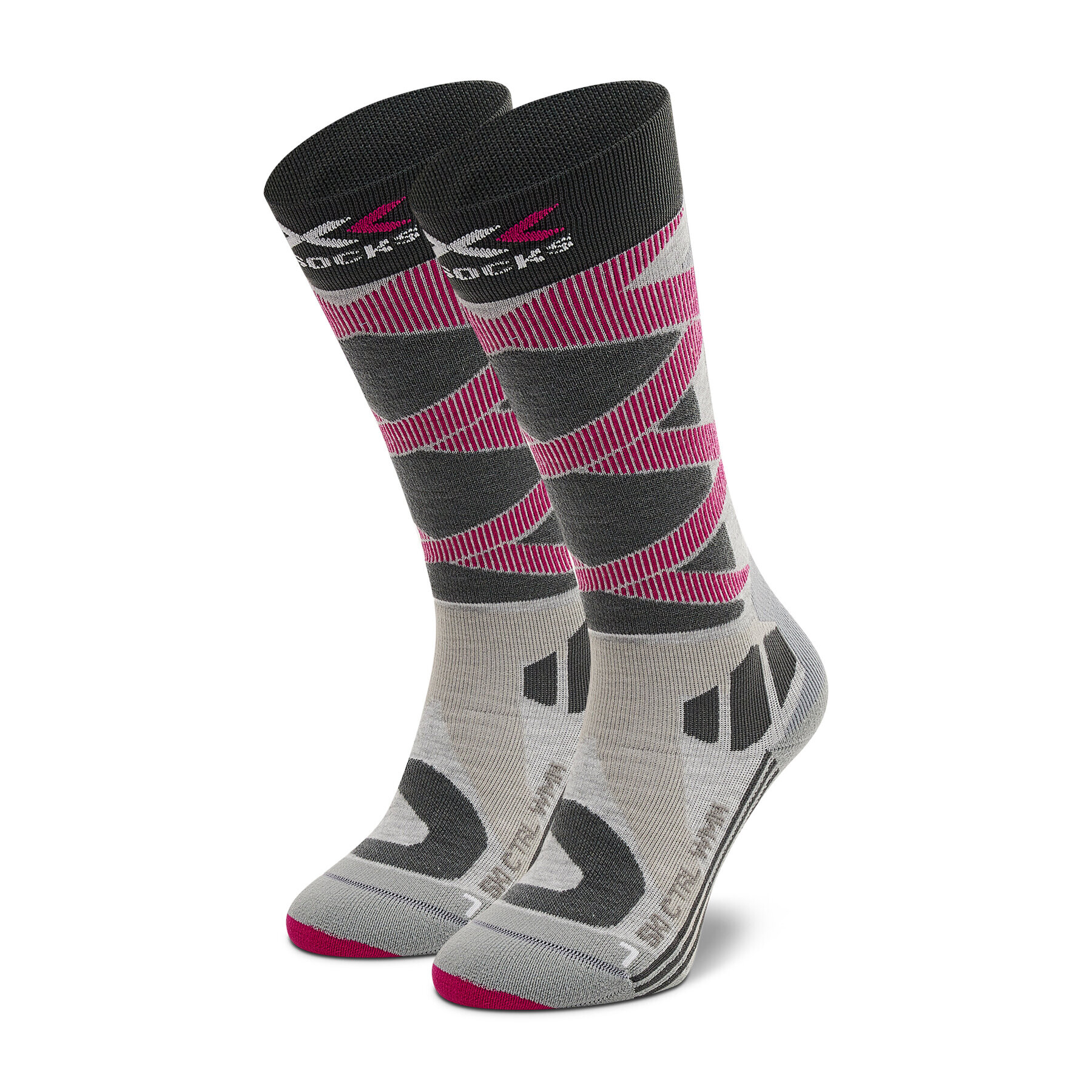 X-Socks Чорапи дълги дамски Ski Control 4.0 XSSSKCW19W Сив - Pepit.bg