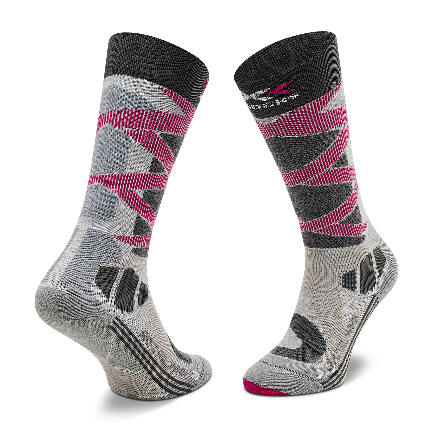 X-Socks Чорапи дълги дамски Ski Control 4.0 XSSSKCW19W Сив - Pepit.bg