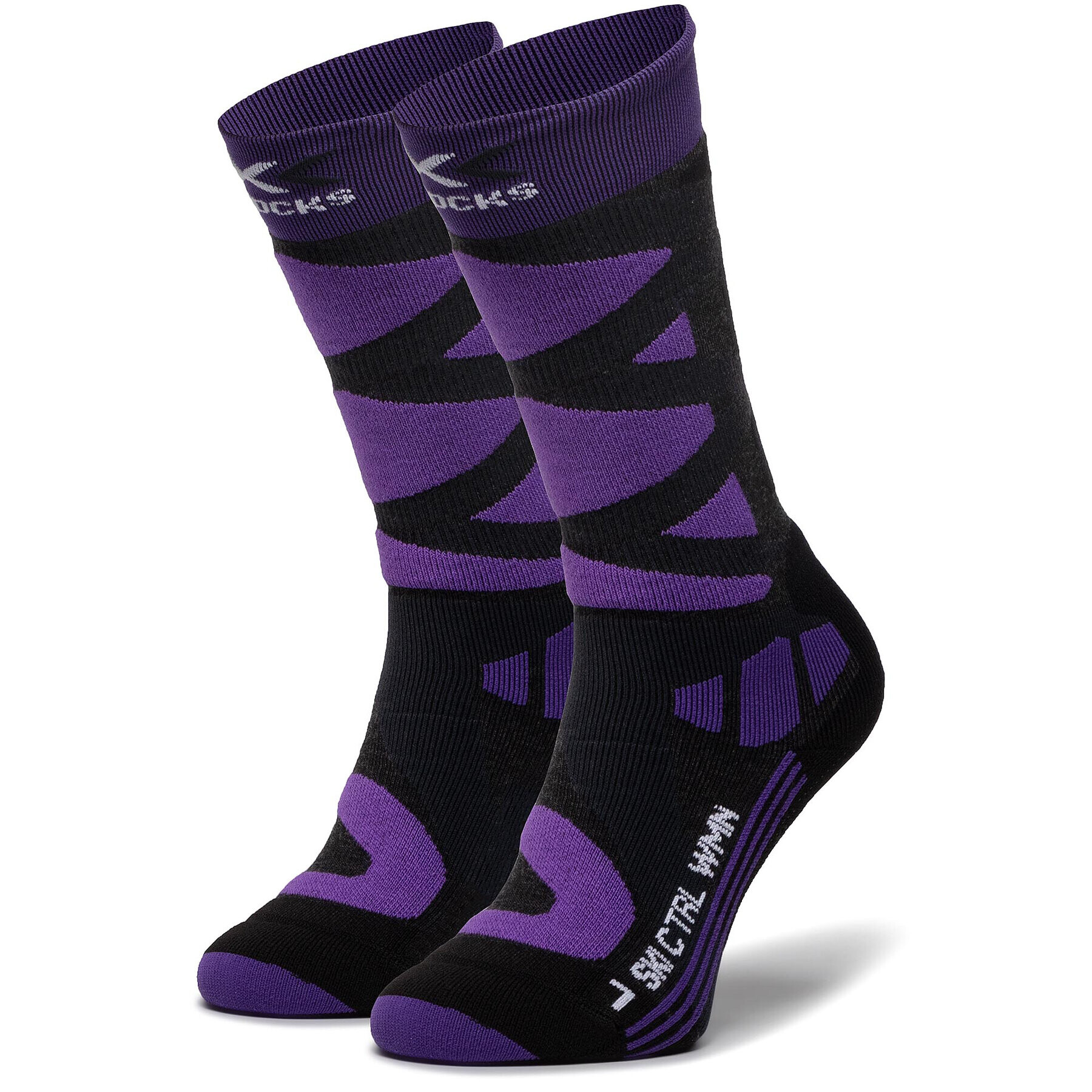 X-Socks Чорапи дълги дамски Ski Control 4.0 XSSSKCW19W Виолетов - Pepit.bg