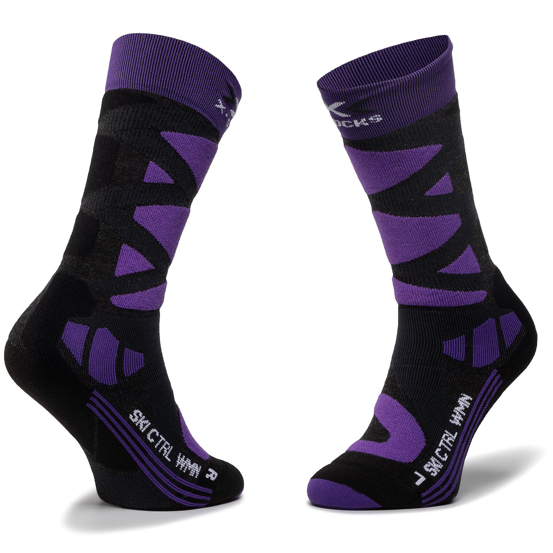 X-Socks Чорапи дълги дамски Ski Control 4.0 XSSSKCW19W Виолетов - Pepit.bg