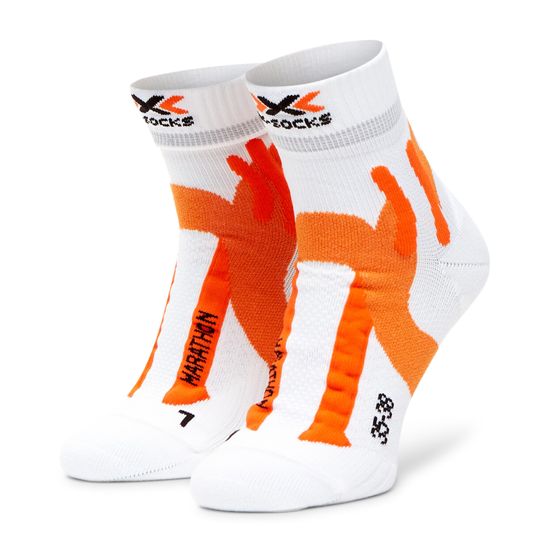 X-Socks Чорапи дълги мъжки Marathon XSRS11S19U Бял - Pepit.bg