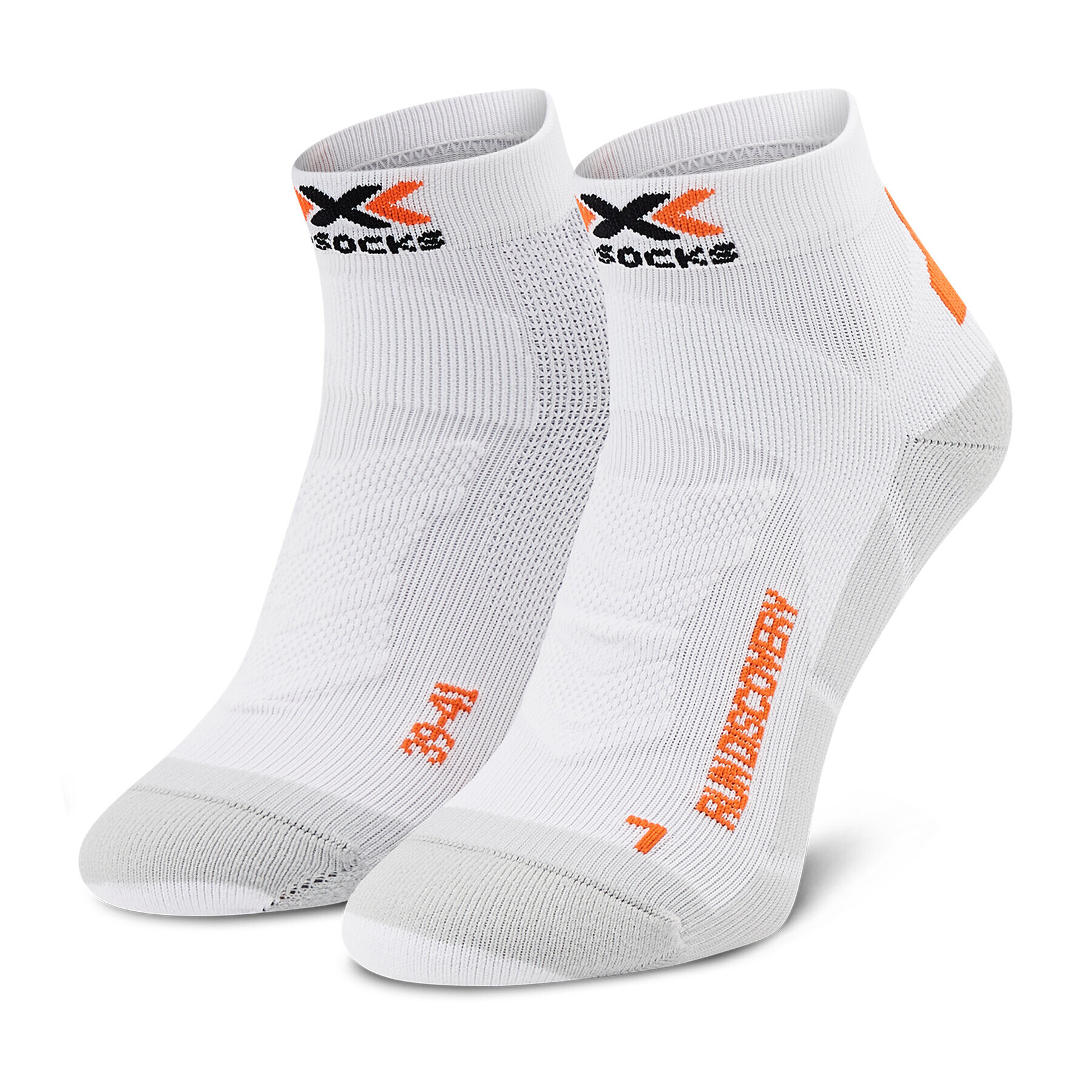 X-Socks Чорапи дълги мъжки Run Discovery XSRS18S19U Бял - Pepit.bg