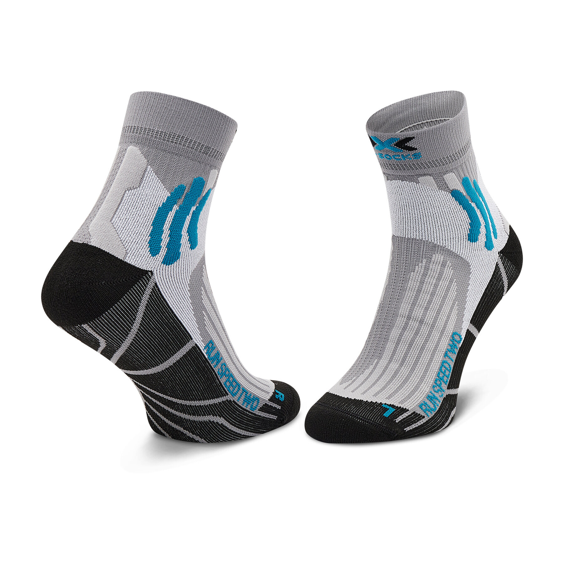 X-Socks Чорапи дълги мъжки Run Speed Two XSRS16S19U Сив - Pepit.bg