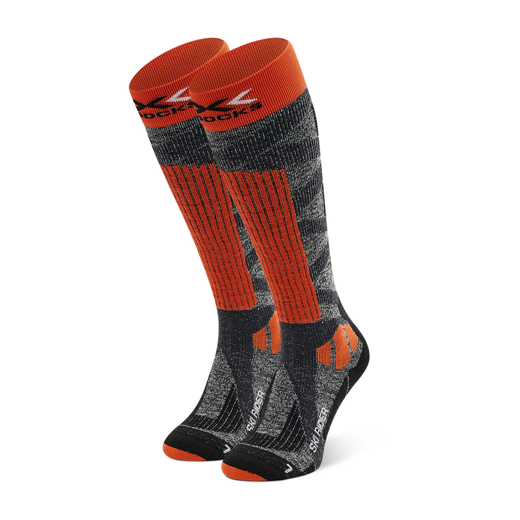 X-Socks Чорапи дълги мъжки Ski Rider 4.0 XSSSKRW19U Сив - Pepit.bg