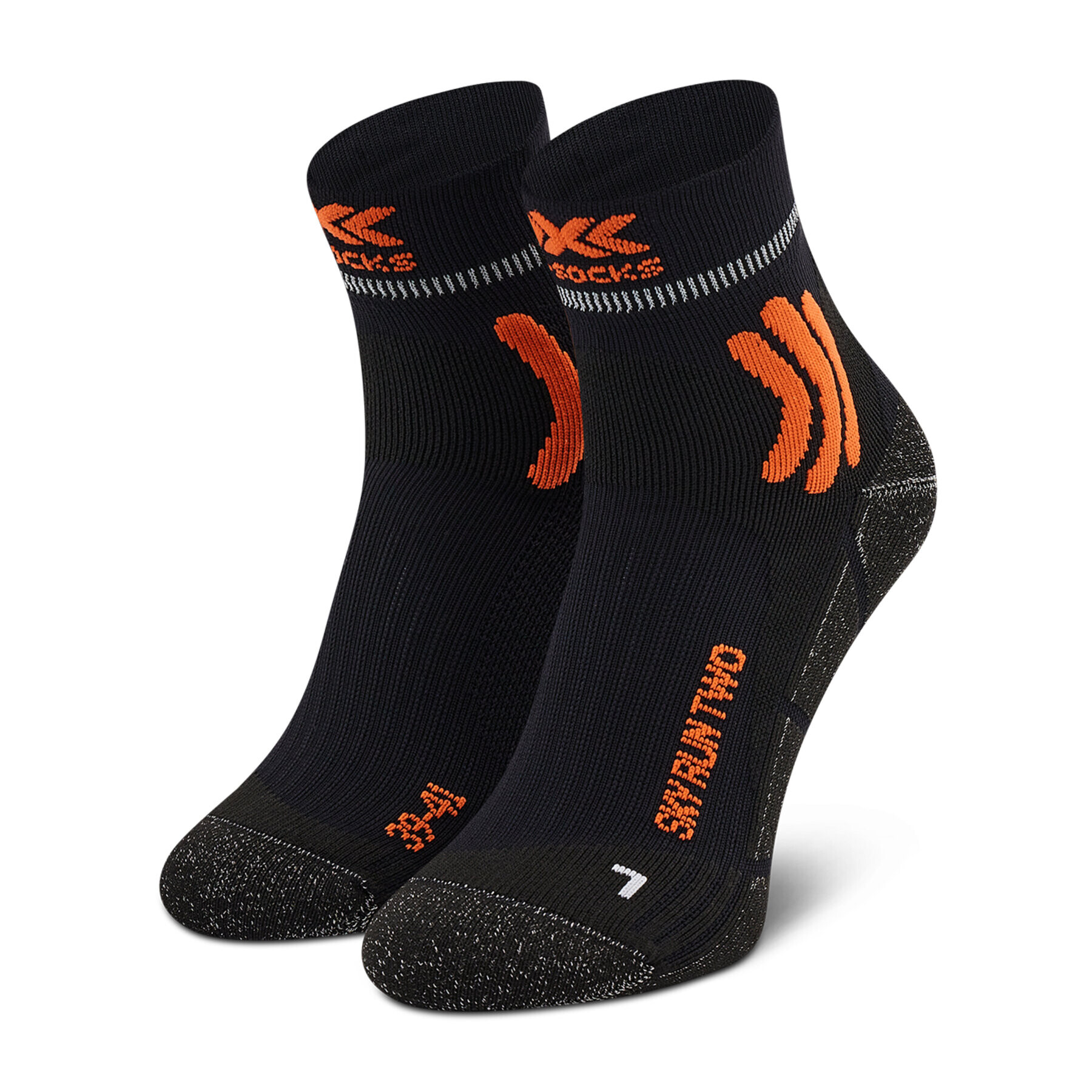 X-Socks Чорапи дълги мъжки Sky Run Two XSRS14S19U Черен - Pepit.bg