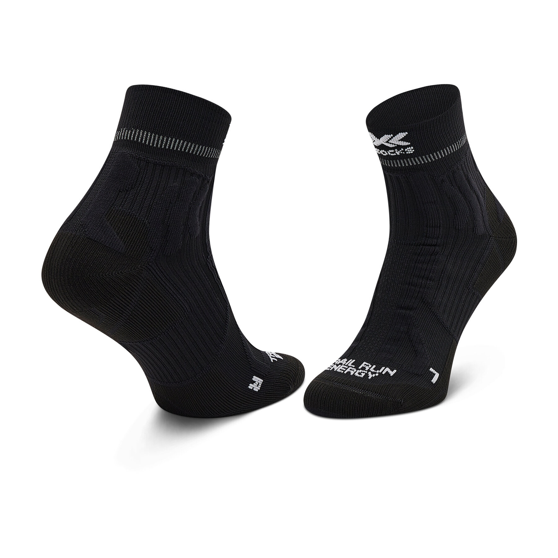 X-Socks Чорапи дълги мъжки Trail Run Energy XSRS13S19U Черен - Pepit.bg