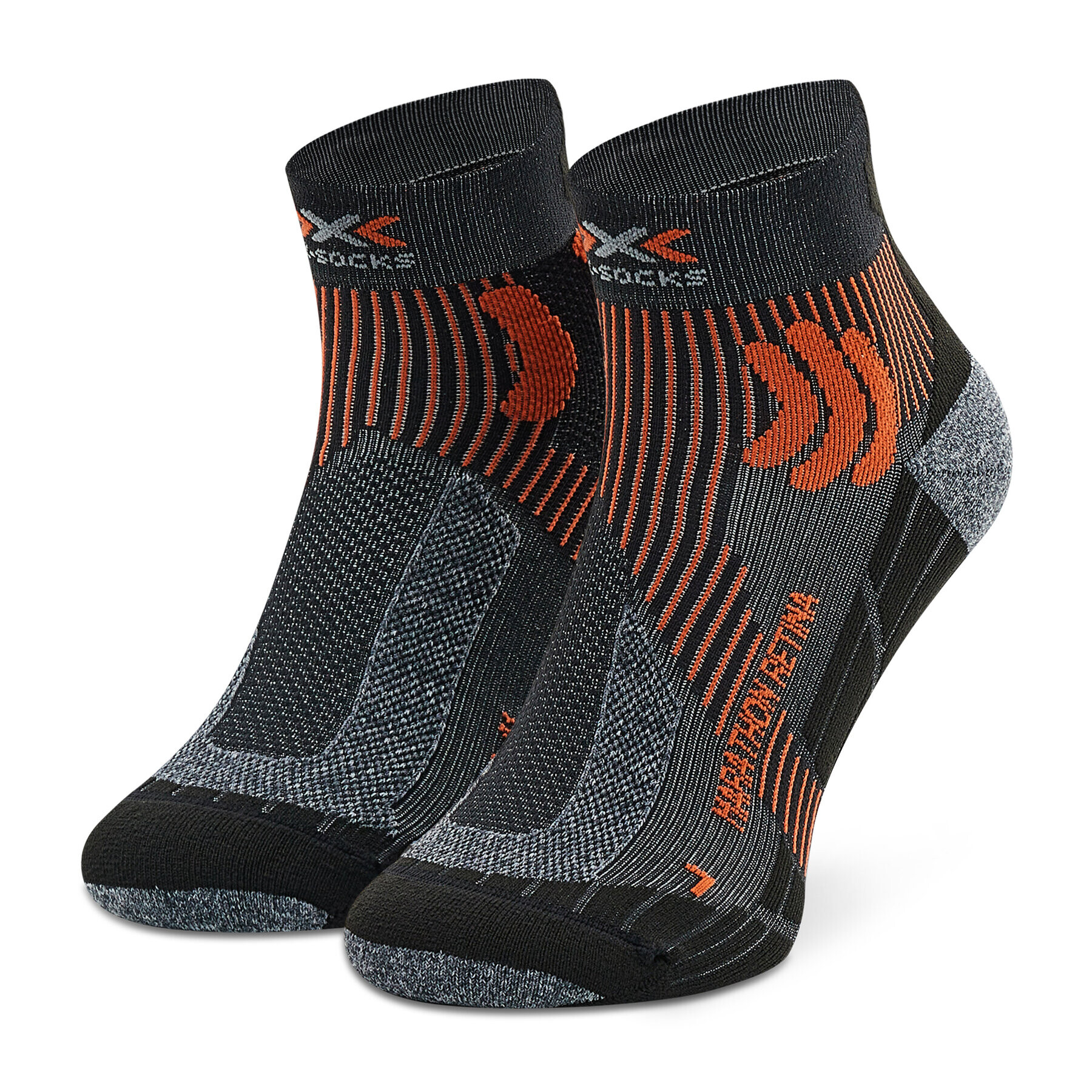 X-Socks Дълги чорапи unisex Marathon Retina XSRSR1S20U Черен - Pepit.bg
