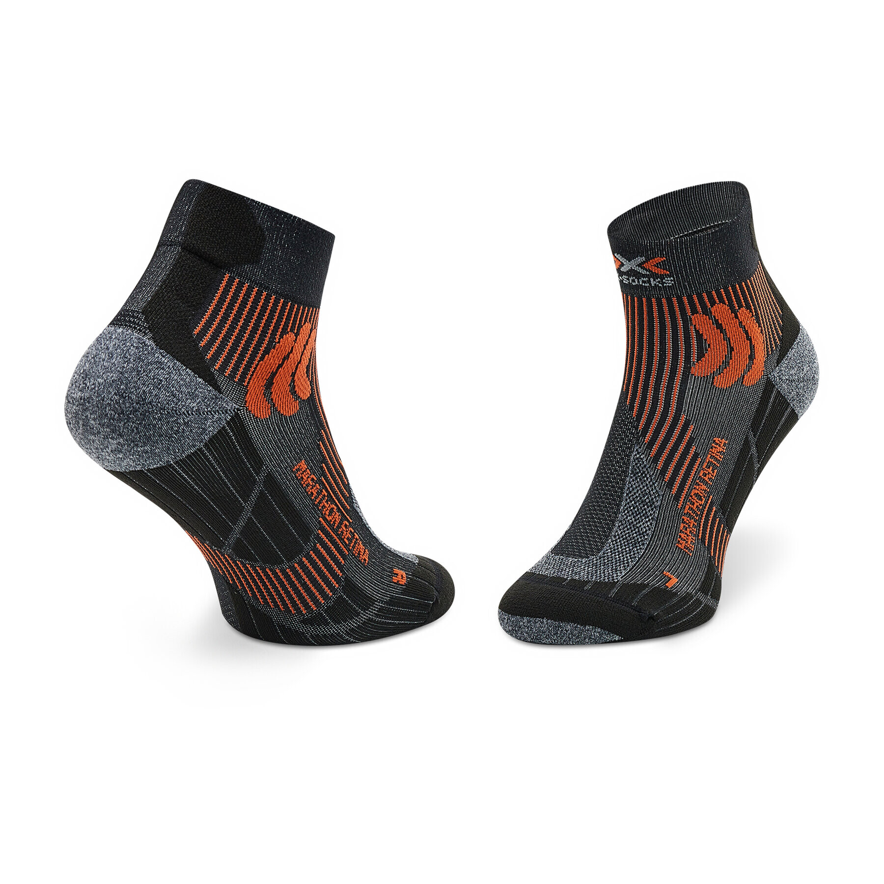 X-Socks Дълги чорапи unisex Marathon Retina XSRSR1S20U Черен - Pepit.bg