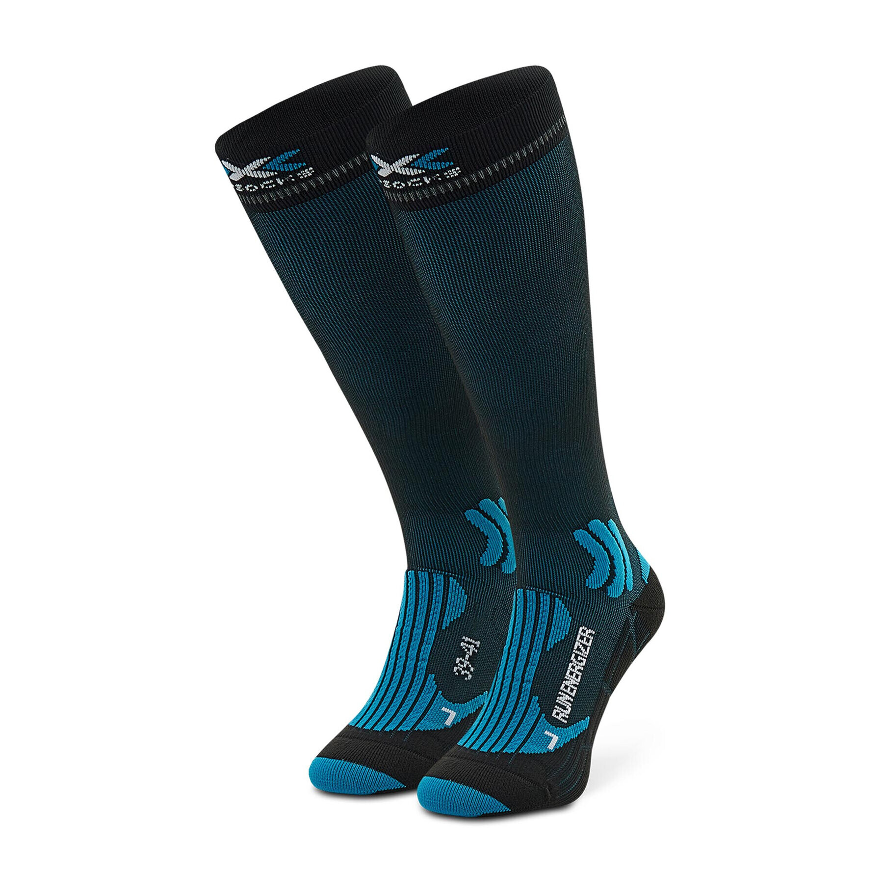 X-Socks Скиорски чорапи Run Energizer XSRS09S19U Черен - Pepit.bg