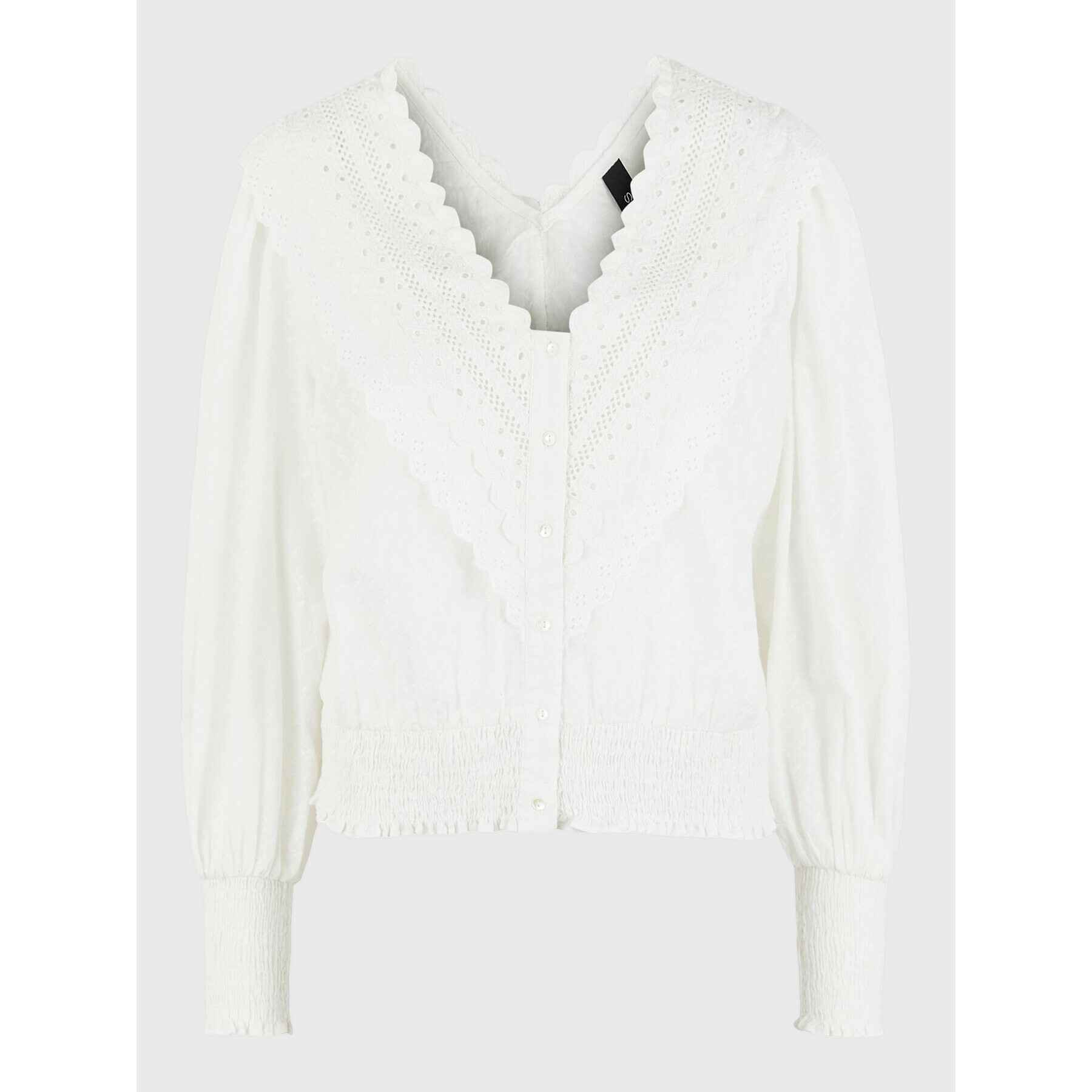 YAS Блуза Jogi 26026097 Бял Regular Fit - Pepit.bg