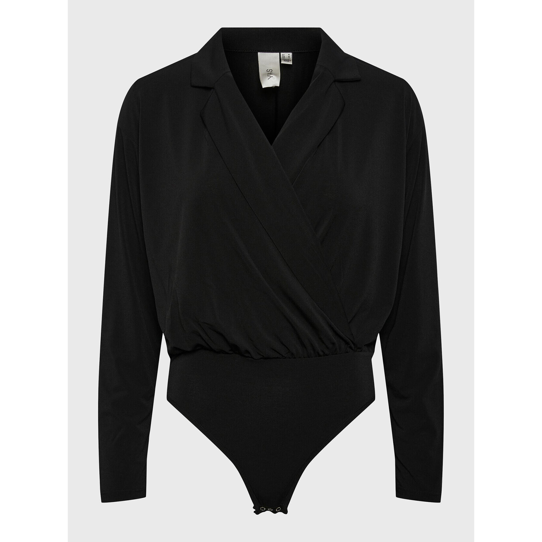 YAS Боди Sue 26016934 Черен Relaxed Fit - Pepit.bg