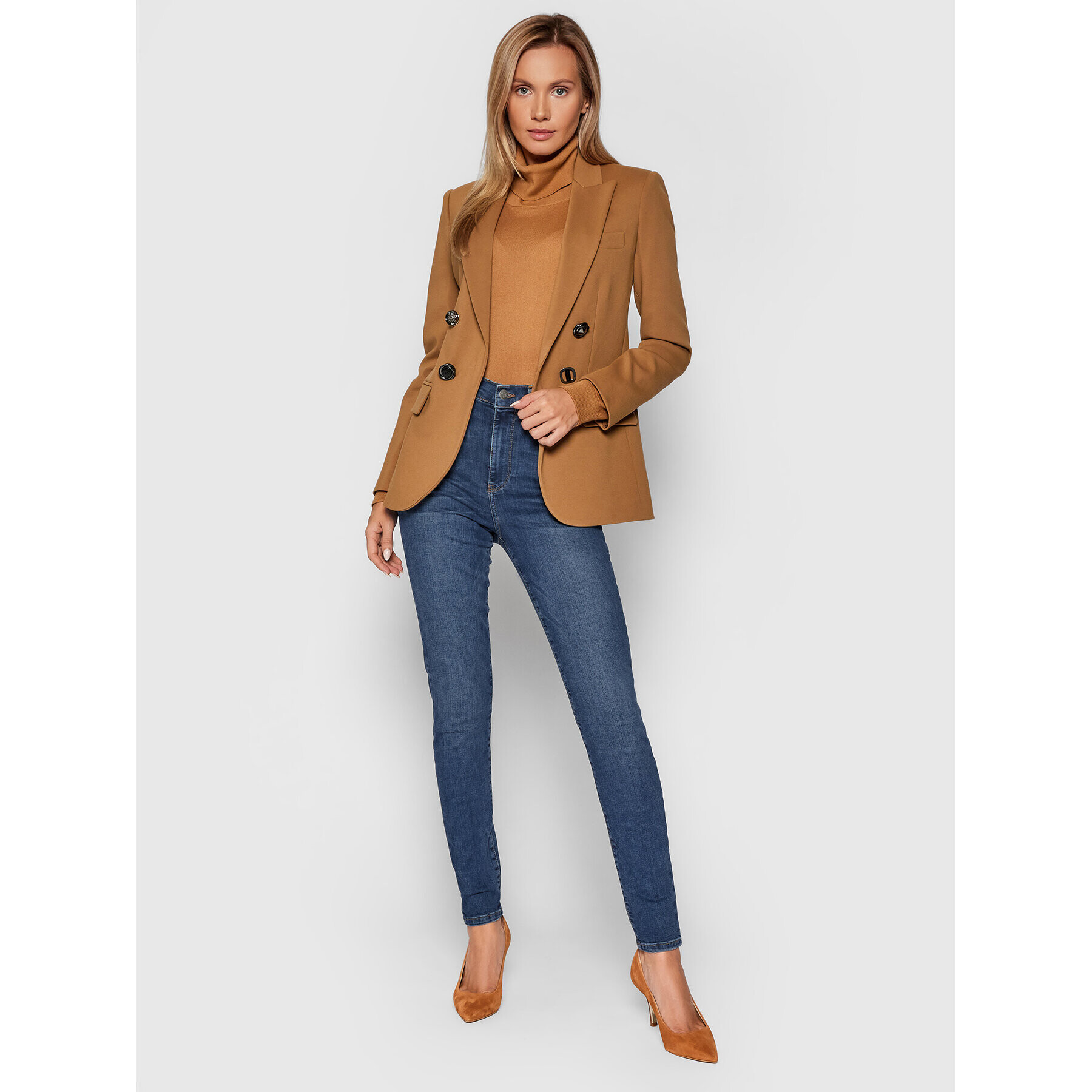 YAS Дънки Ayo 26025089 Син Skinny Fit - Pepit.bg