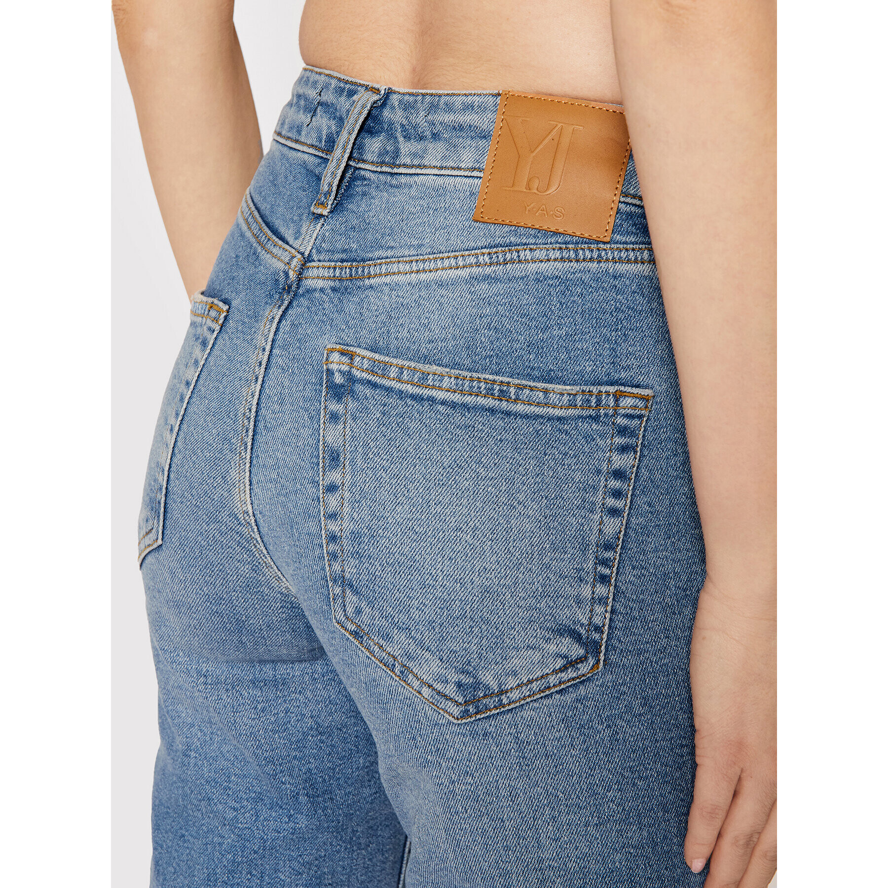 YAS Дънки Zeo 26025095 Син Slim Fit - Pepit.bg