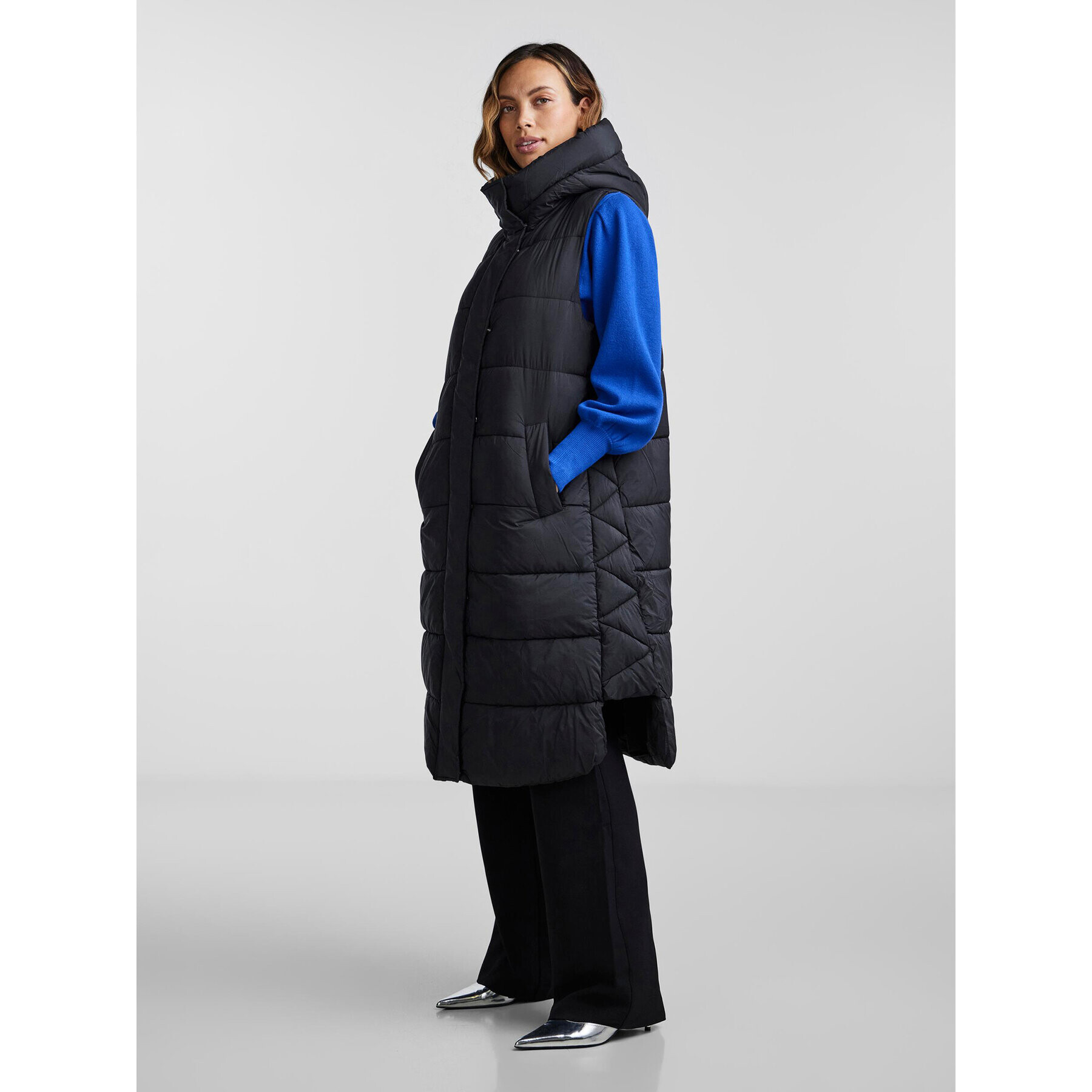 YAS Елек 26031872 Черен Regular Fit - Pepit.bg