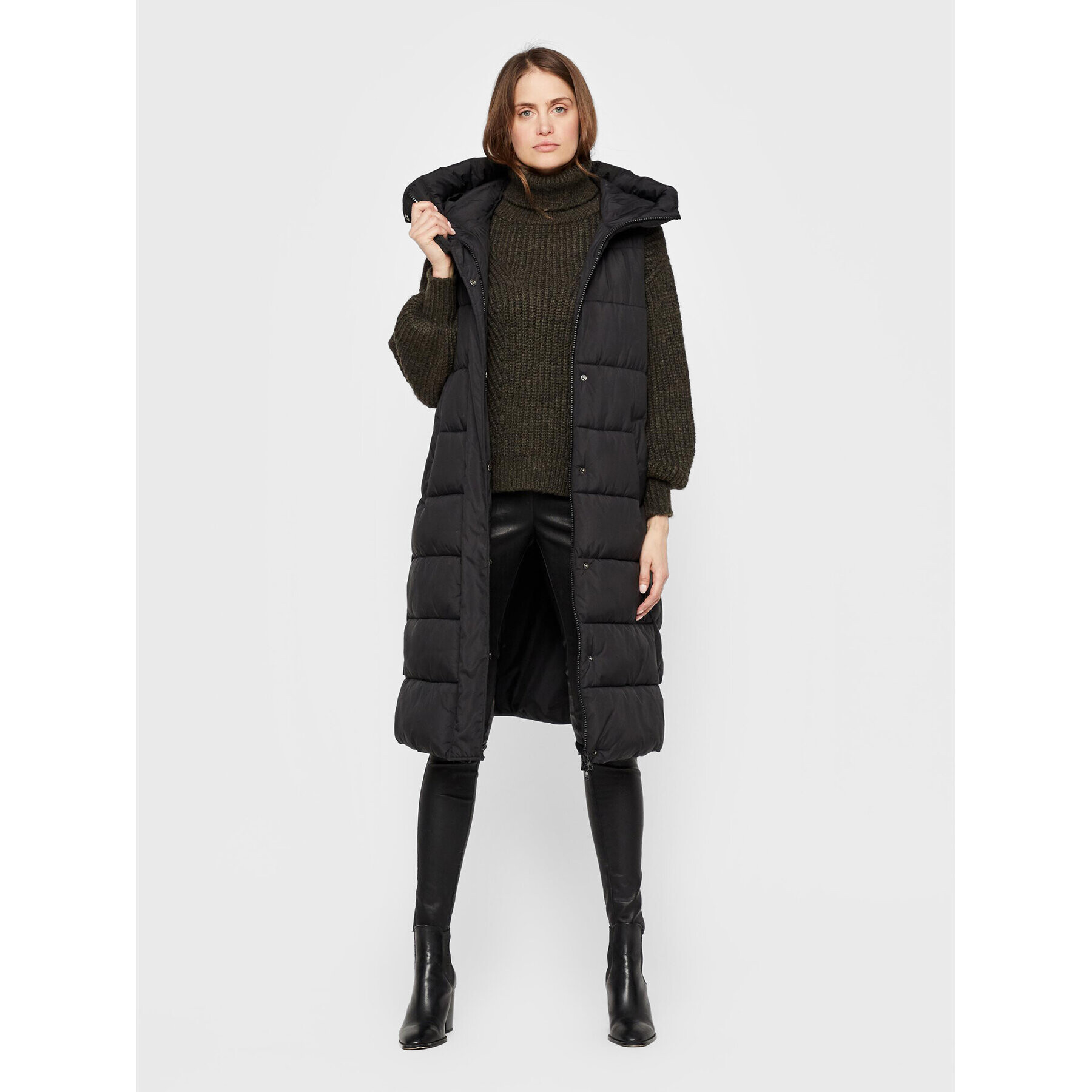 YAS Елек Lira 26021470 Черен Regular Fit - Pepit.bg