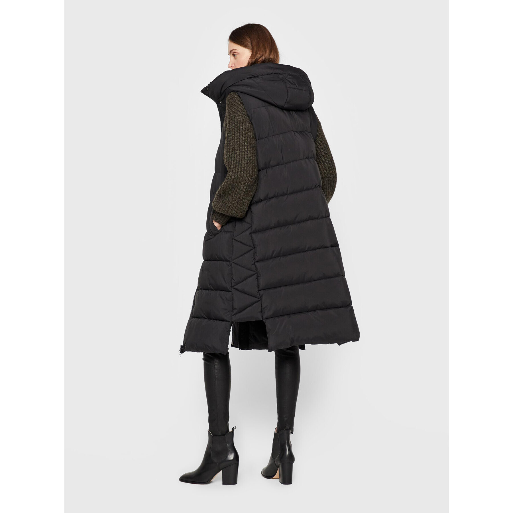 YAS Елек Lira 26021470 Черен Regular Fit - Pepit.bg