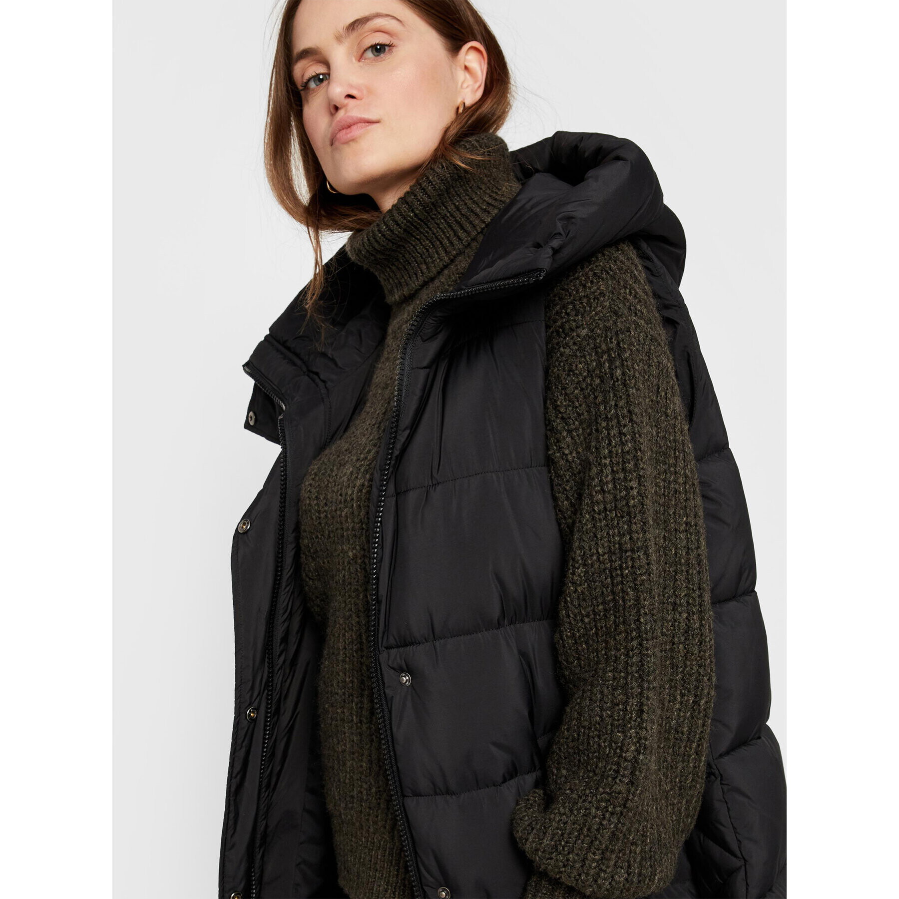 YAS Елек Lira 26021470 Черен Regular Fit - Pepit.bg