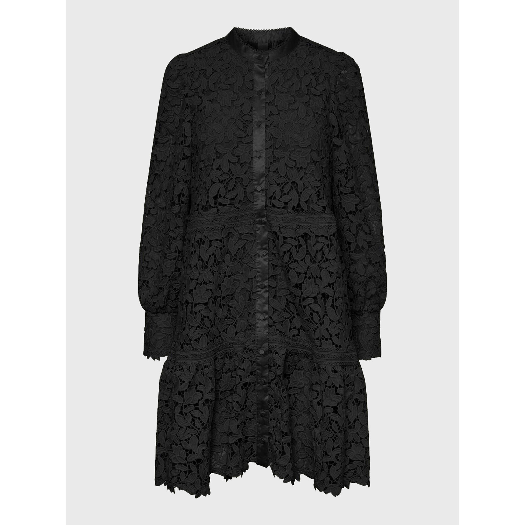 YAS Ежедневна рокля Limoncello 26028303 Черен Regular Fit - Pepit.bg