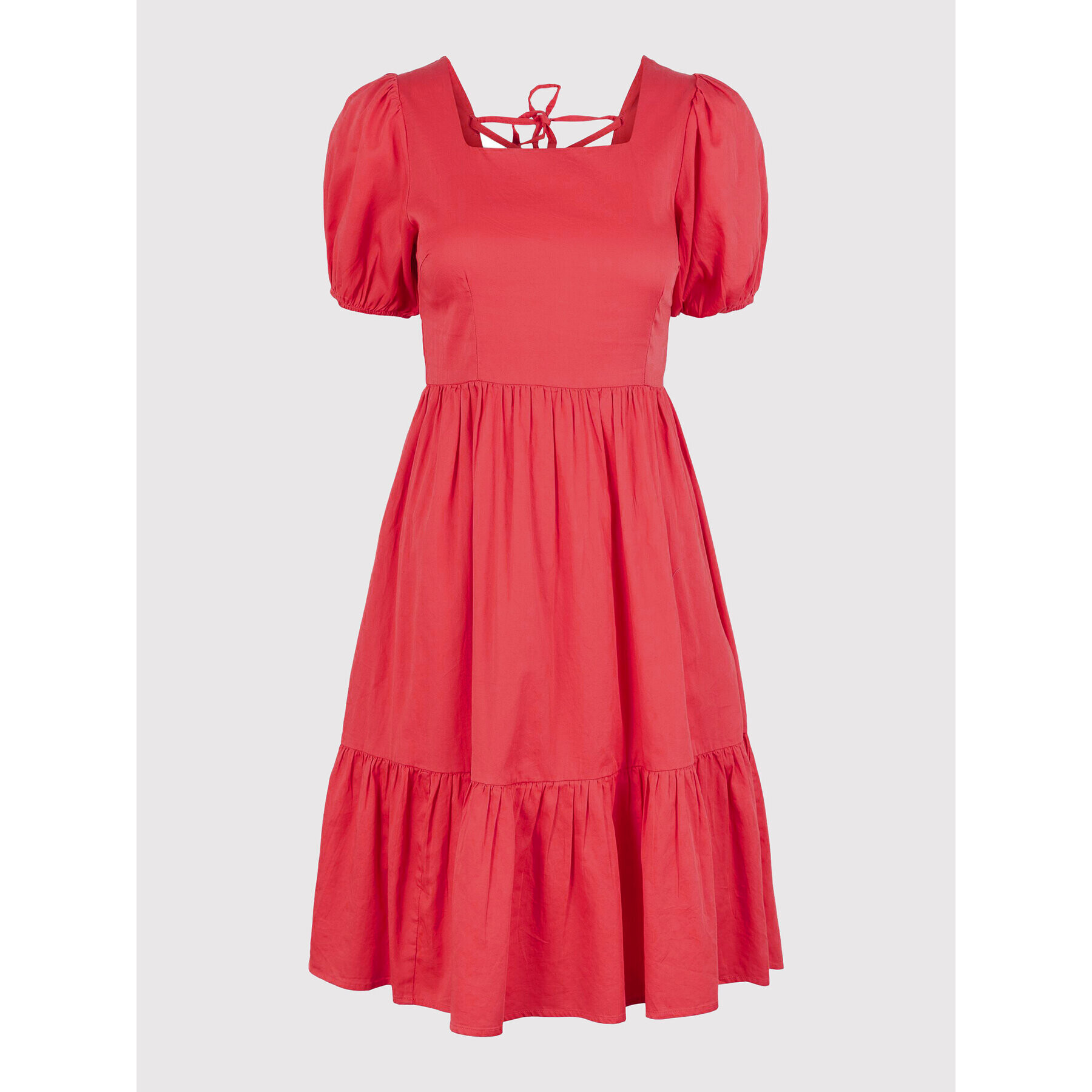 YAS Ежедневна рокля Scoopa 26027092 Червен Regular Fit - Pepit.bg