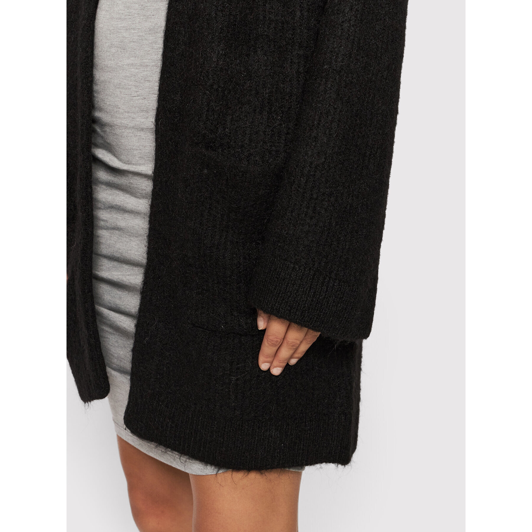 YAS Кардиган Alva 26023556 Черен Relaxed Fit - Pepit.bg