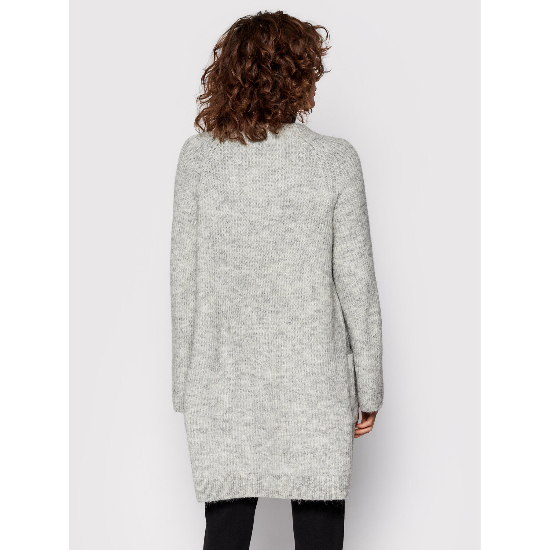 YAS Кардиган Alva 26023556 Сив Relaxed Fit - Pepit.bg