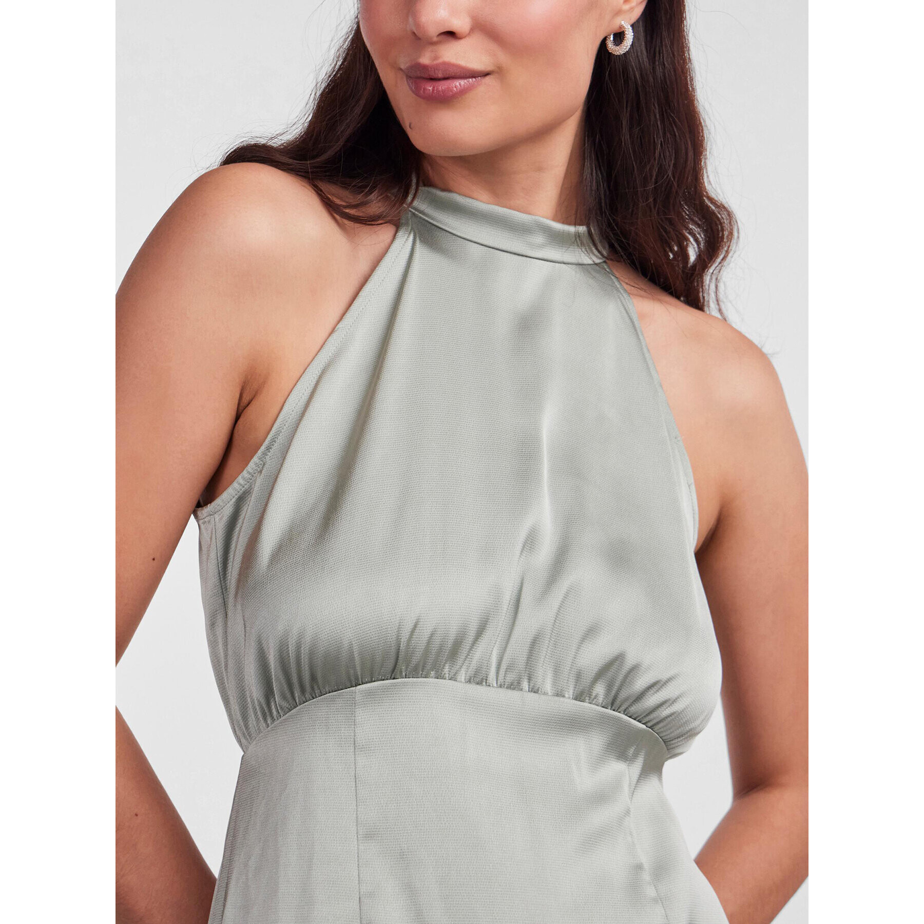 YAS Коктейлна рокля 26029760 Зелен Standard Fit - Pepit.bg