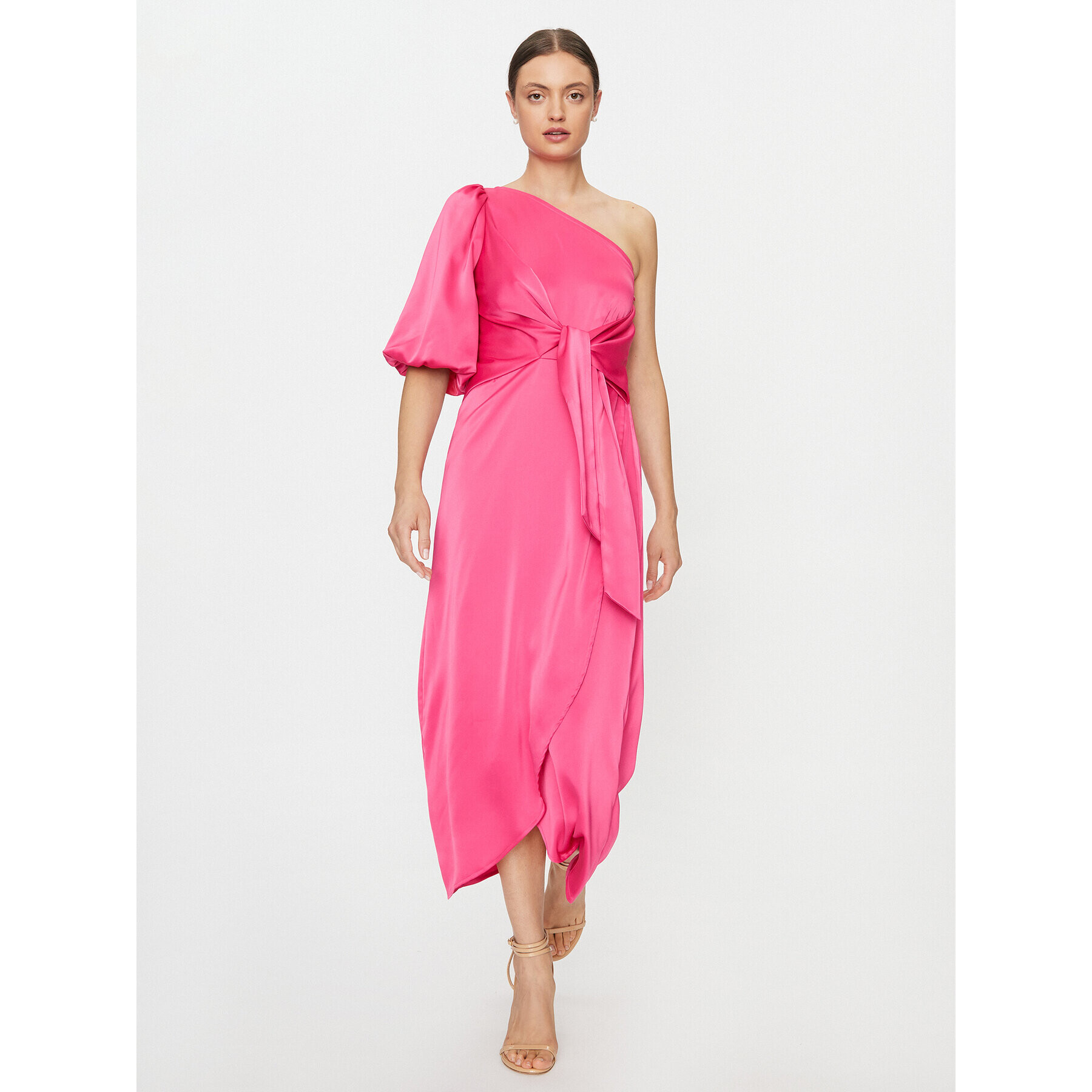 YAS Коктейлна рокля 26031522 Розов Regular Fit - Pepit.bg