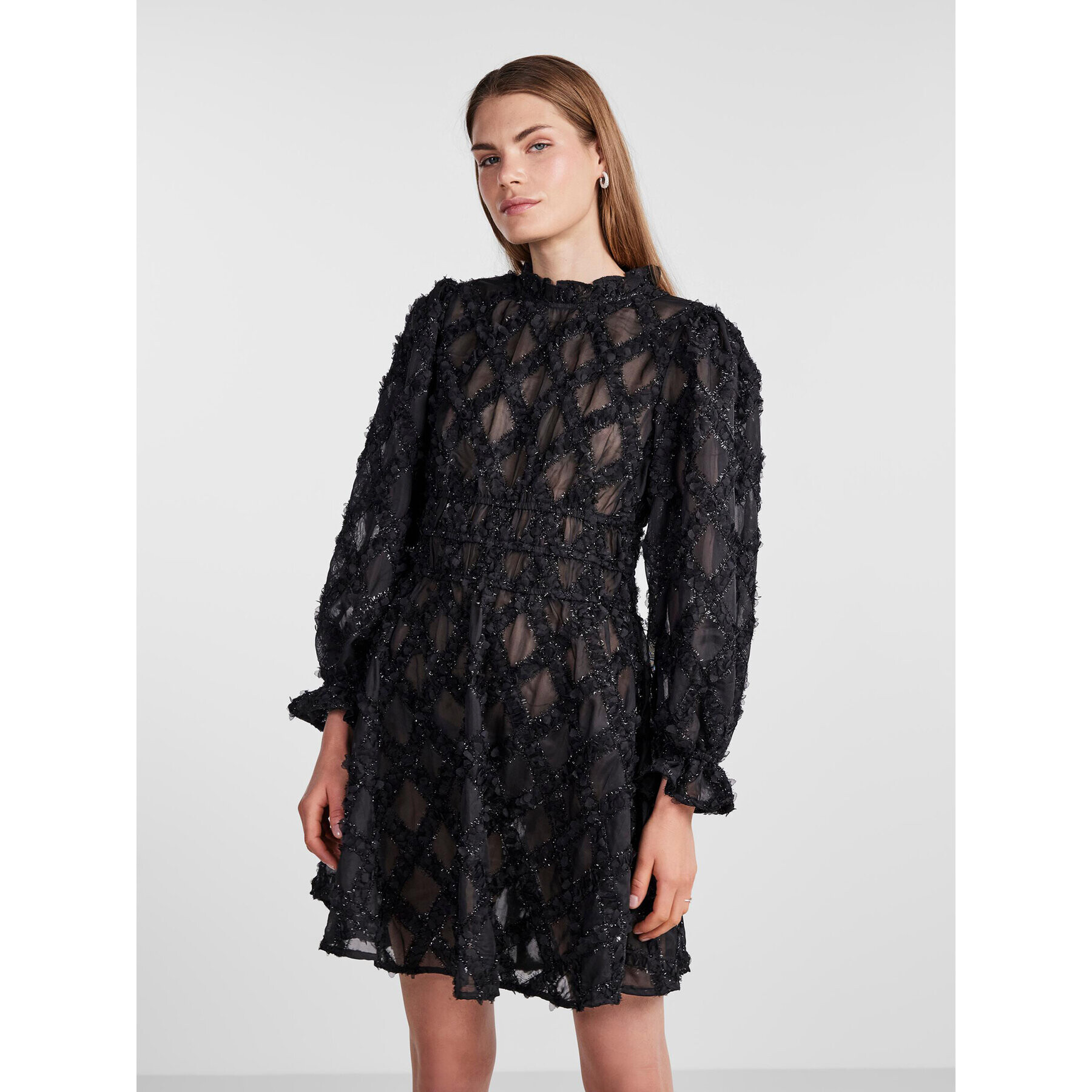 YAS Коктейлна рокля 26031628 Черен Regular Fit - Pepit.bg