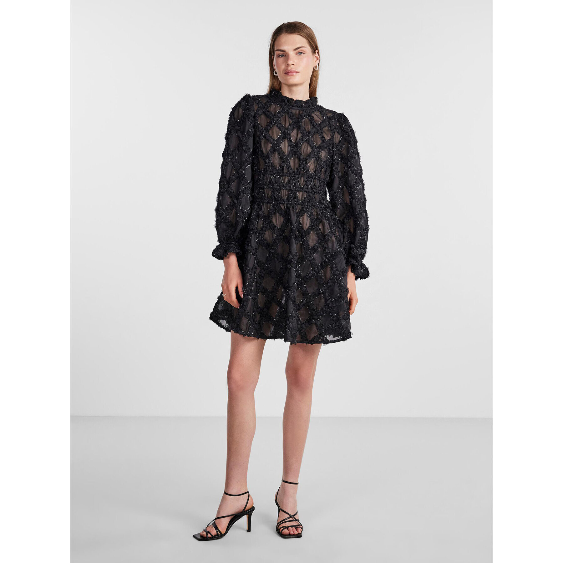 YAS Коктейлна рокля 26031628 Черен Regular Fit - Pepit.bg