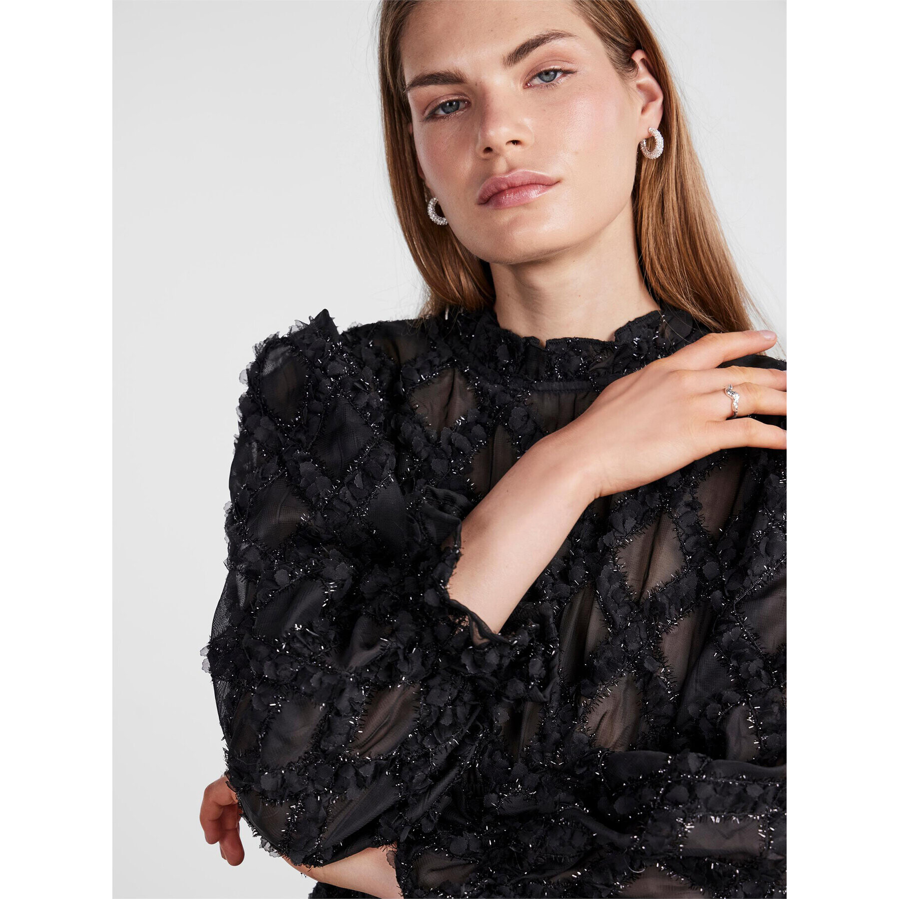 YAS Коктейлна рокля 26031628 Черен Regular Fit - Pepit.bg