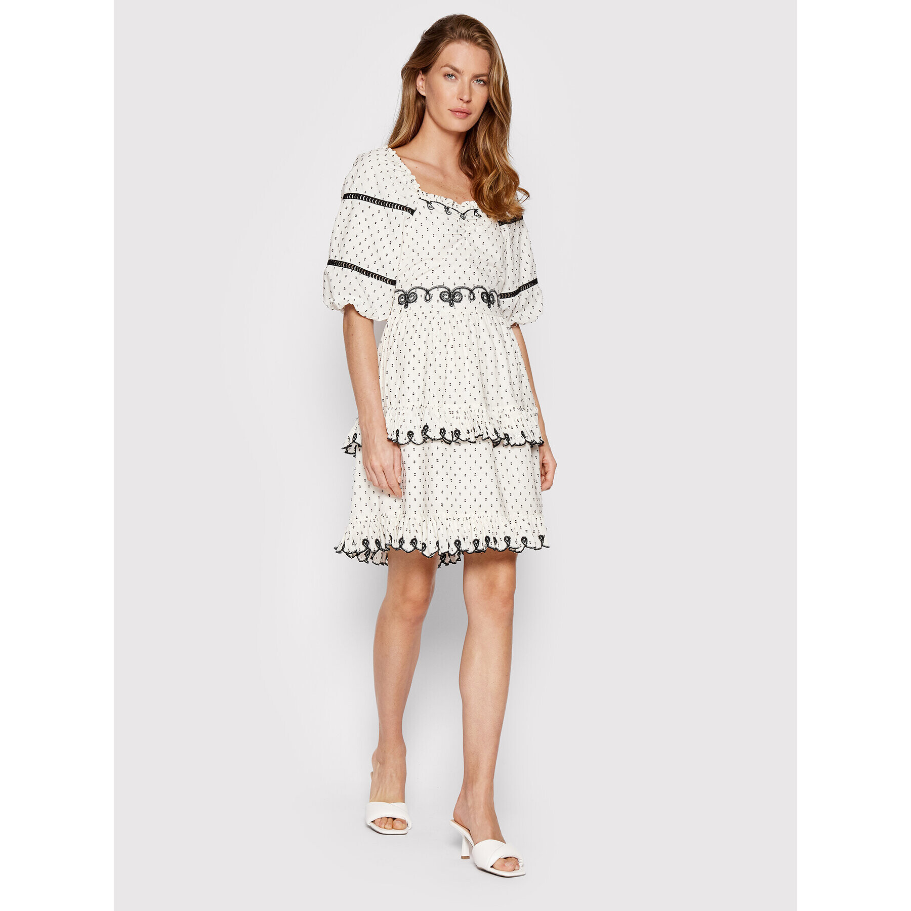YAS Лятна рокля Mojave 26027238 Бял Regular Fit - Pepit.bg