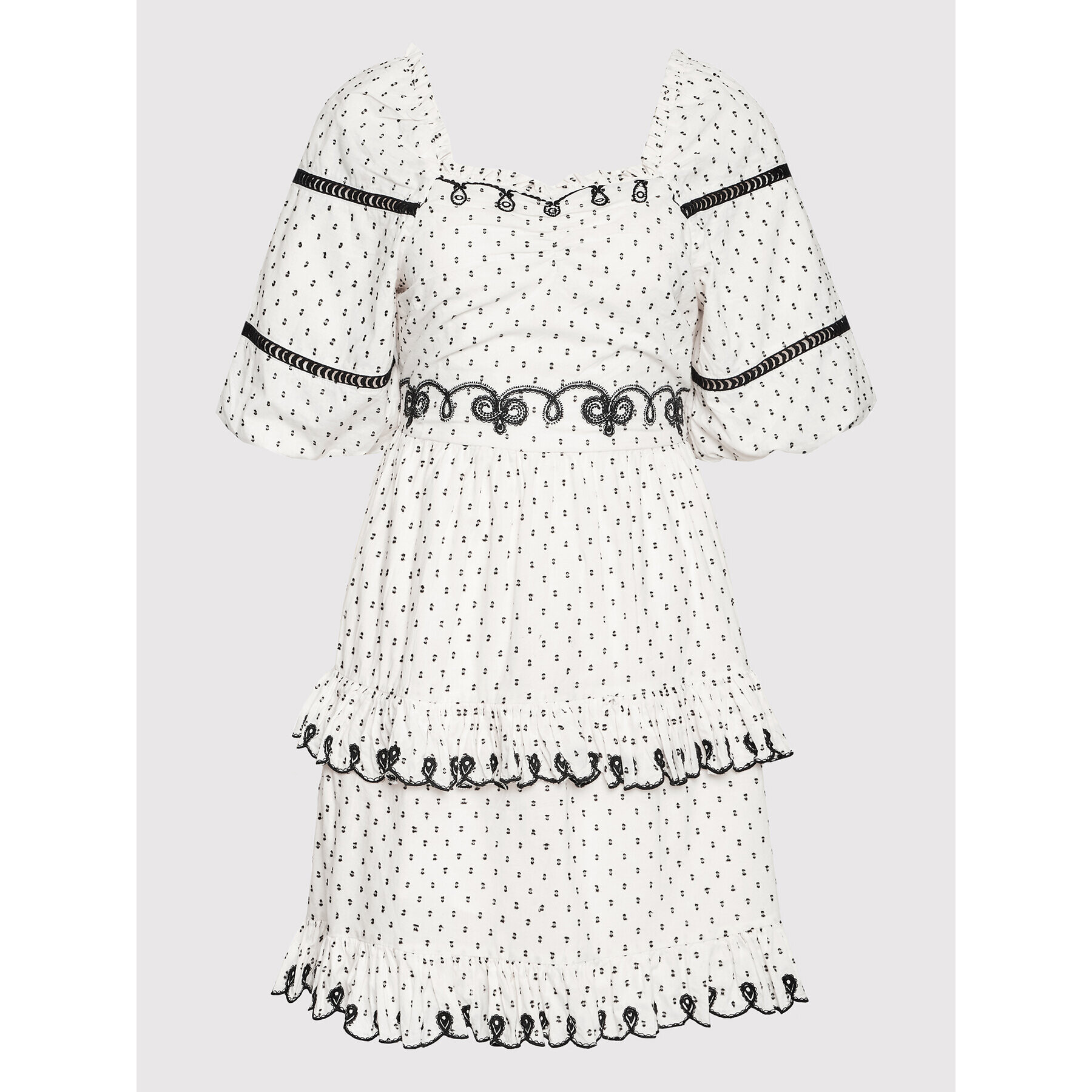 YAS Лятна рокля Mojave 26027238 Бял Regular Fit - Pepit.bg