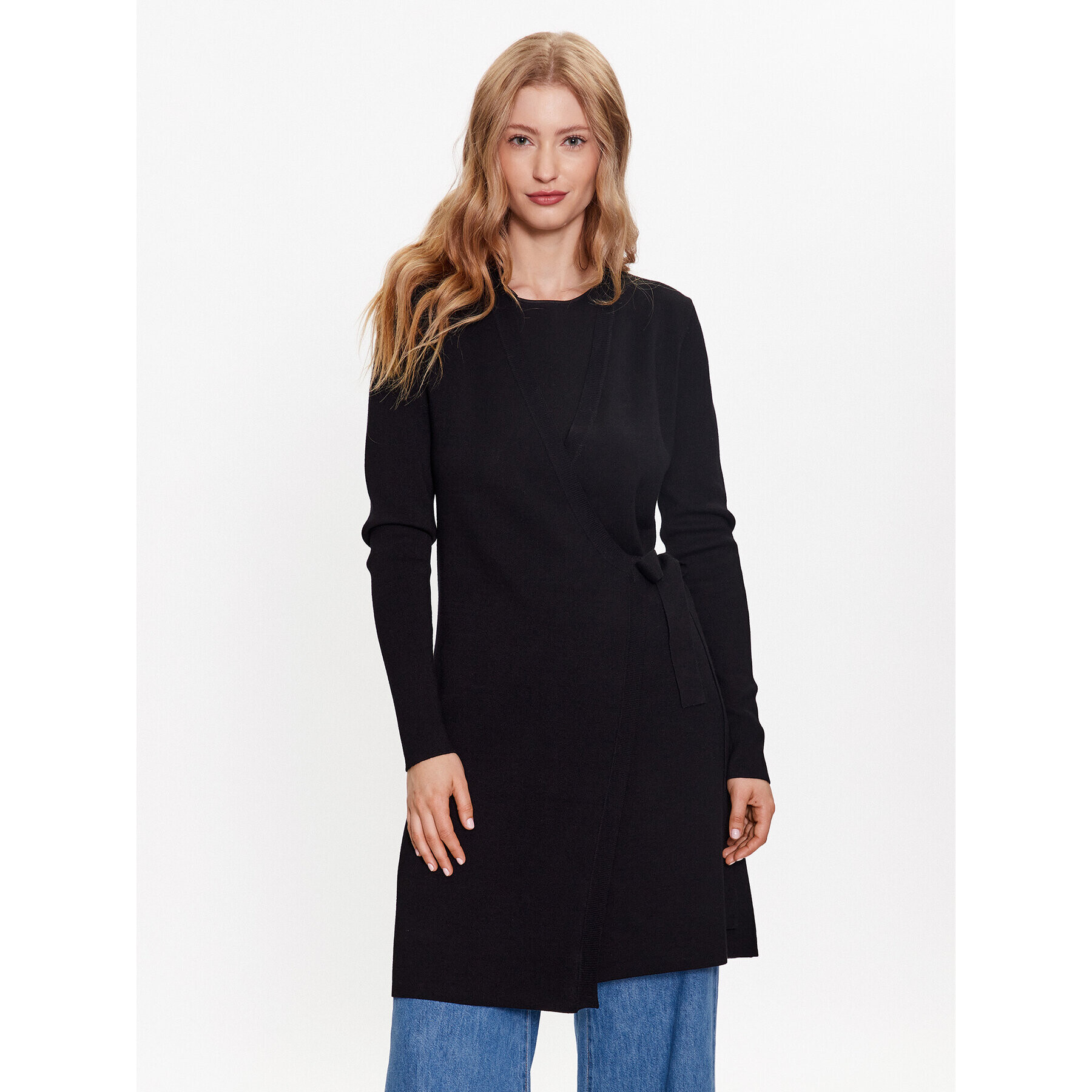 YAS Плетена рокля Halton 26027698 Черен Regular Fit - Pepit.bg