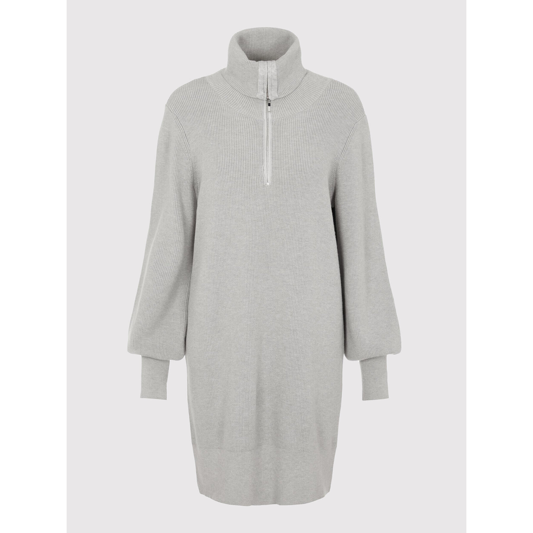 YAS Плетена рокля Dalma 26024412 Сив Regular Fit - Pepit.bg